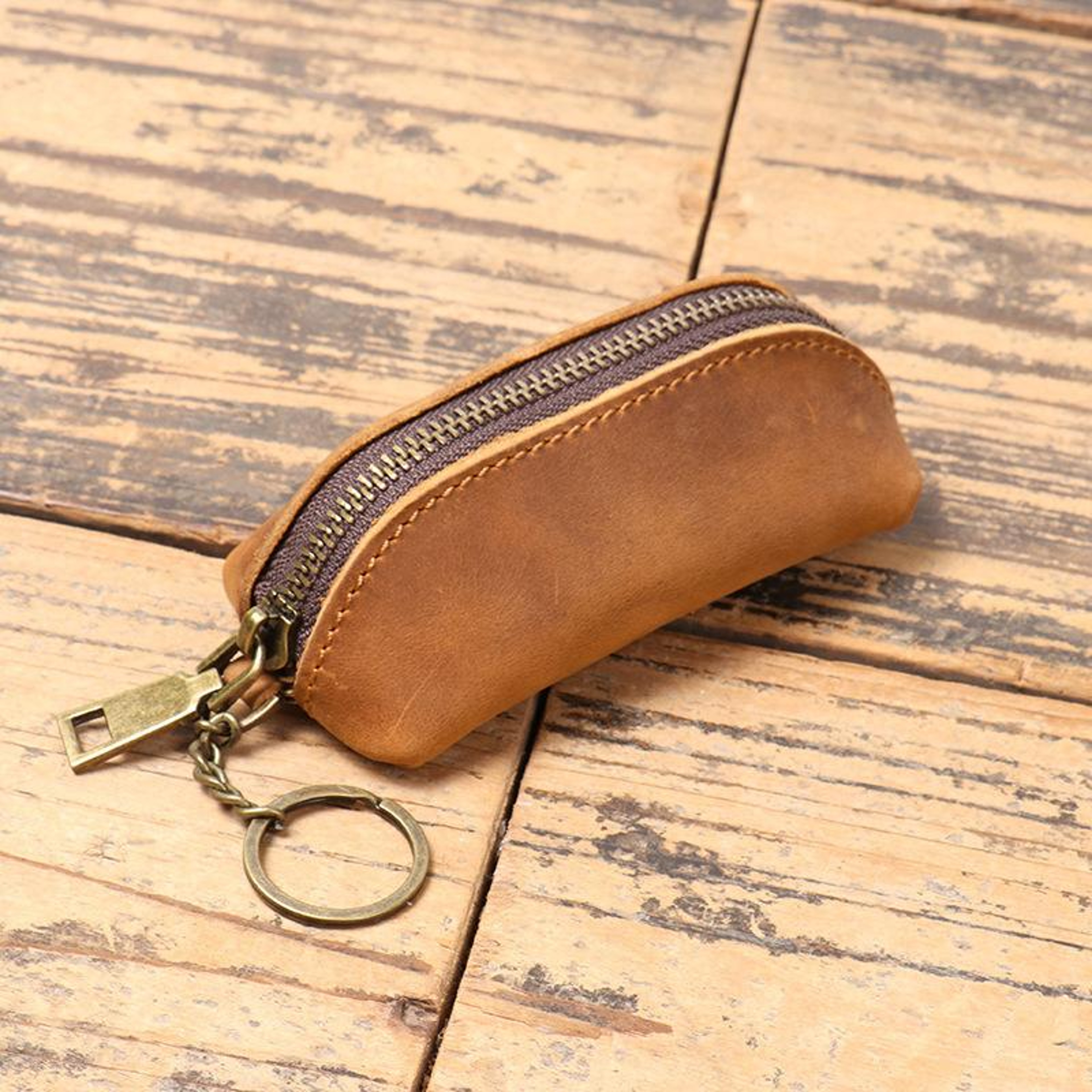 Vintage Mini Wallet Zip Coin Purse Card Holder For Women 6