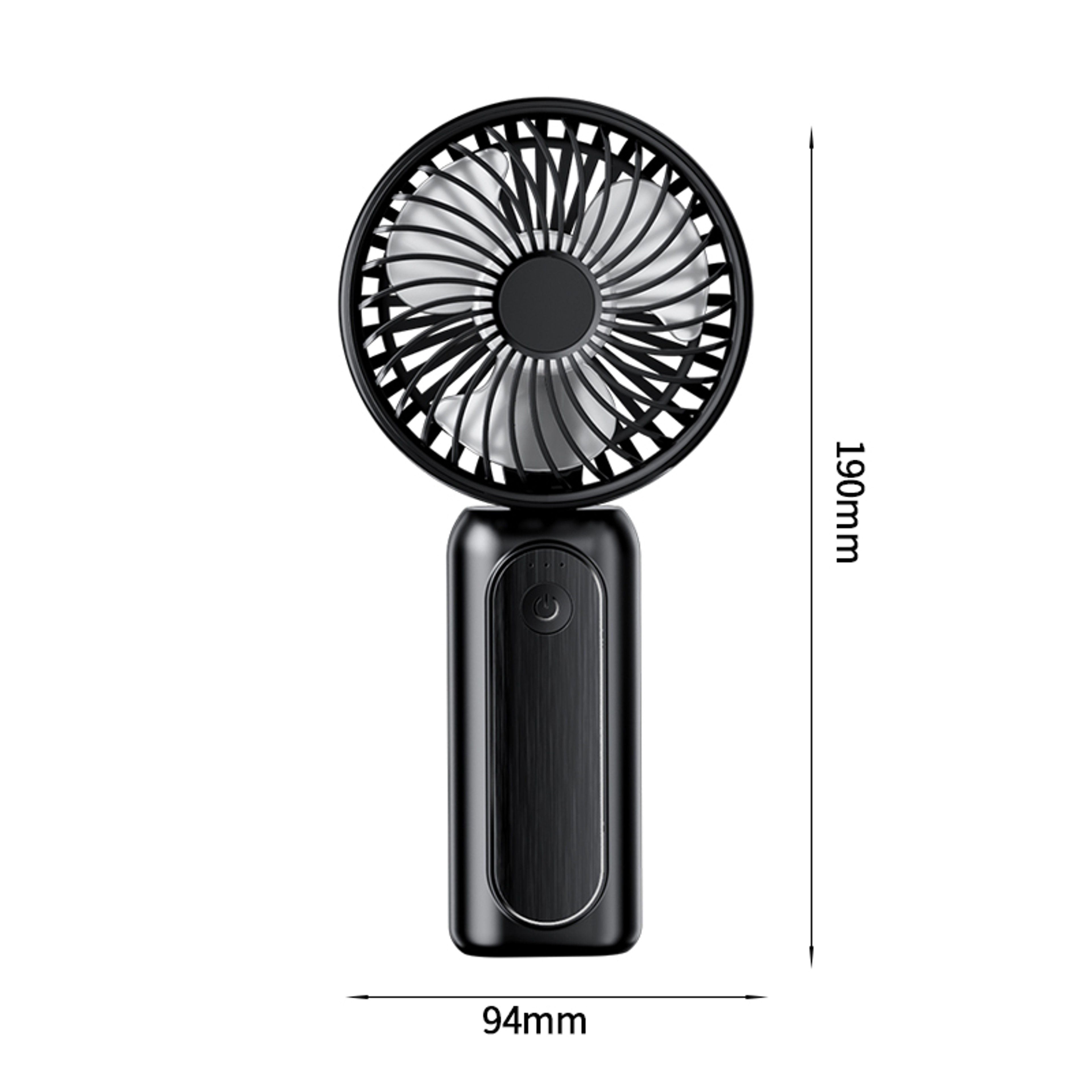 High Speed Portable Handheld Fan Rechargeable Mini Folding Cooling Fan 2