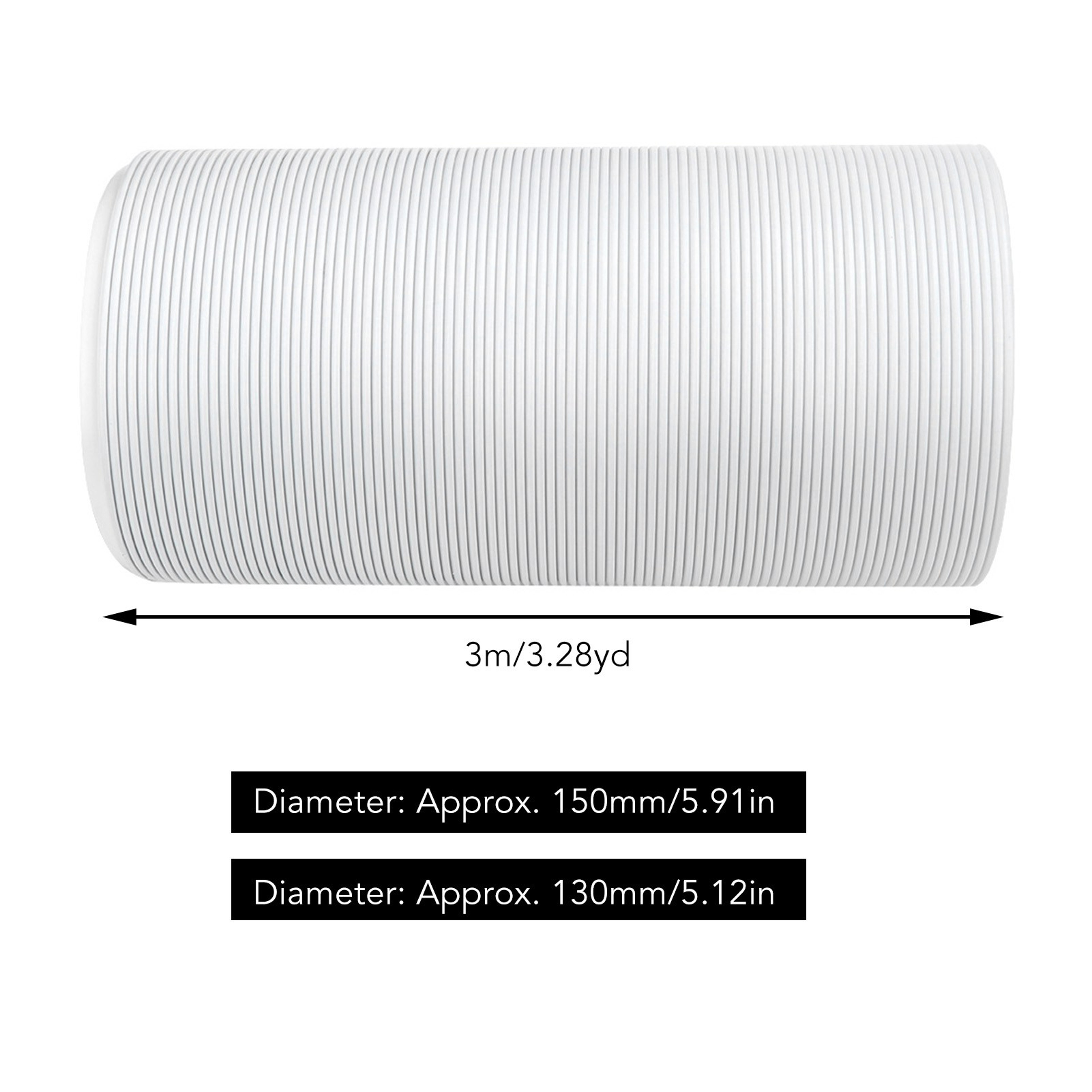 Flexible Air Conditioner Vent Hose Collapsible Replacement Exhaust Duct 1