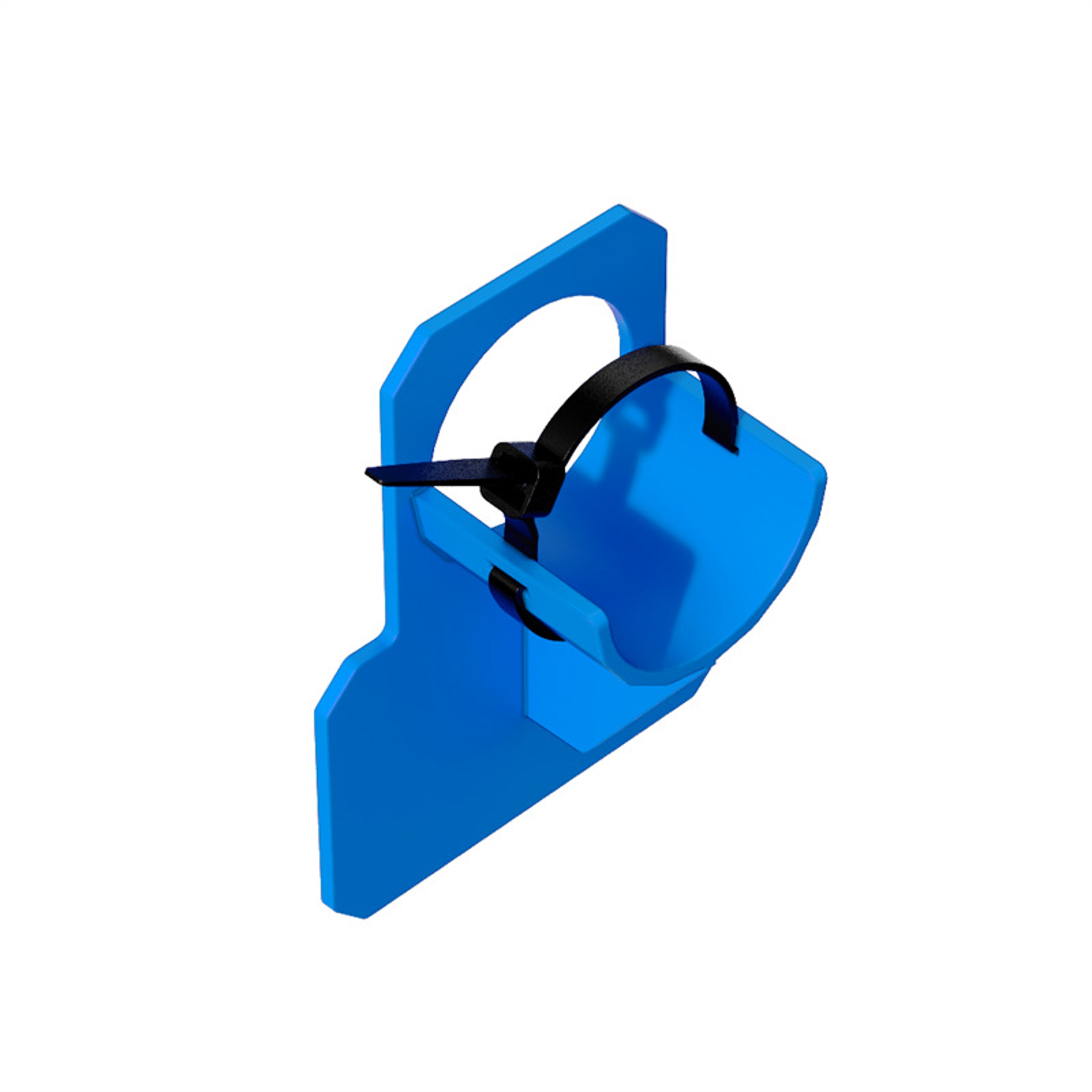 Swimming Pool Pipe Holder Mount For Hoses With Cable Tie 2