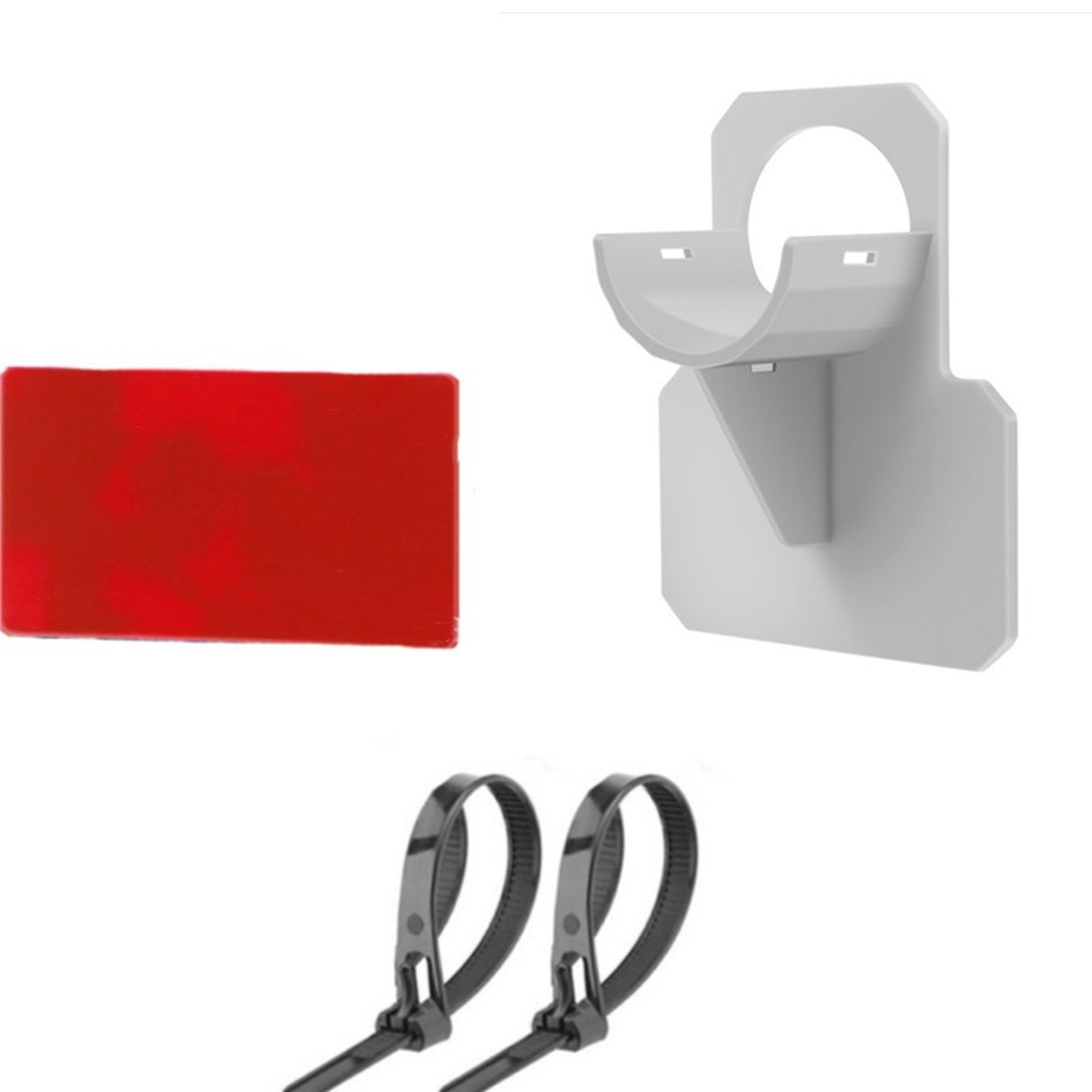 Swimming Pool Pipe Holder Mount For Hoses With Cable Tie 6