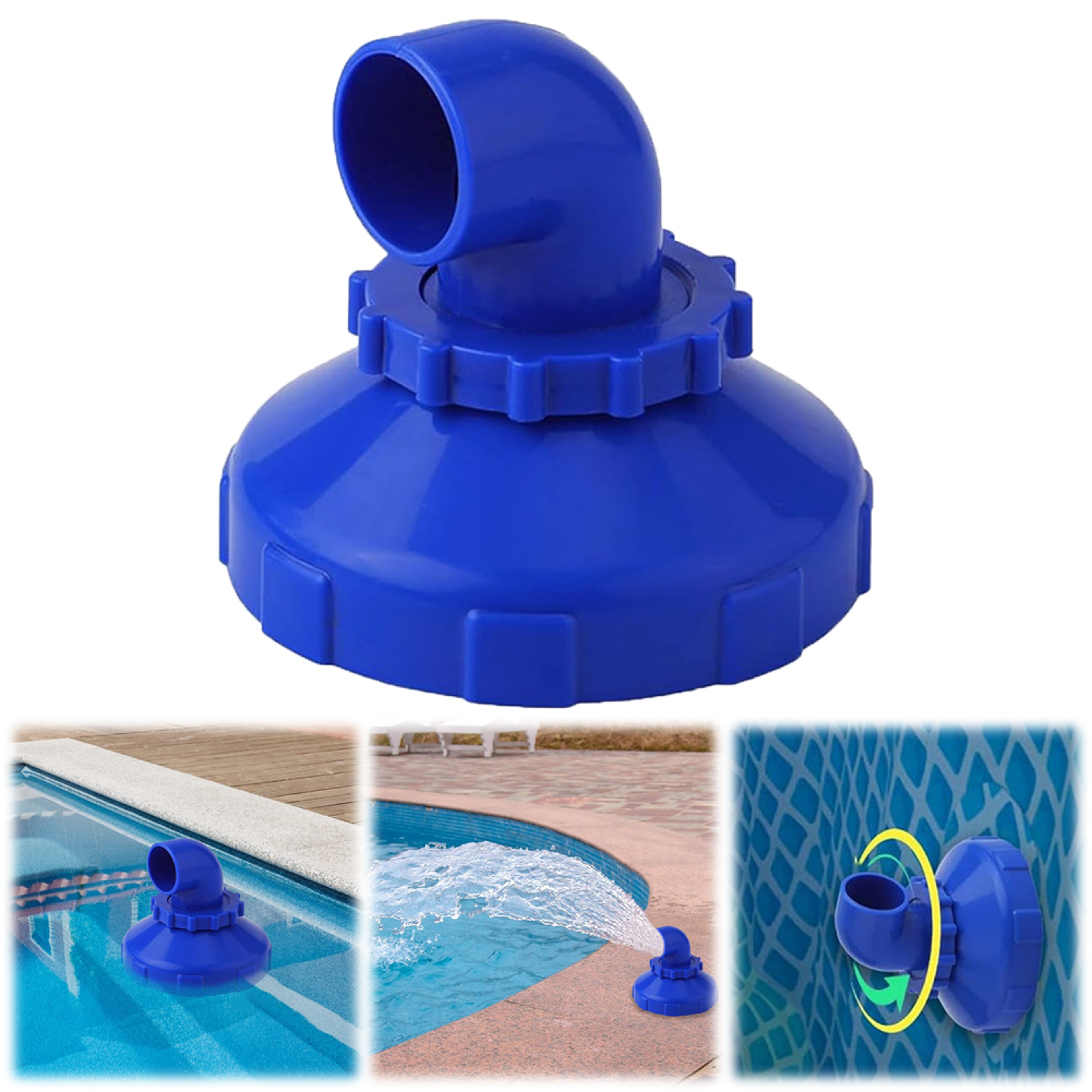 360 Degree Rotatable Pool Jet Nozzle Replacement For Intex Pools 3