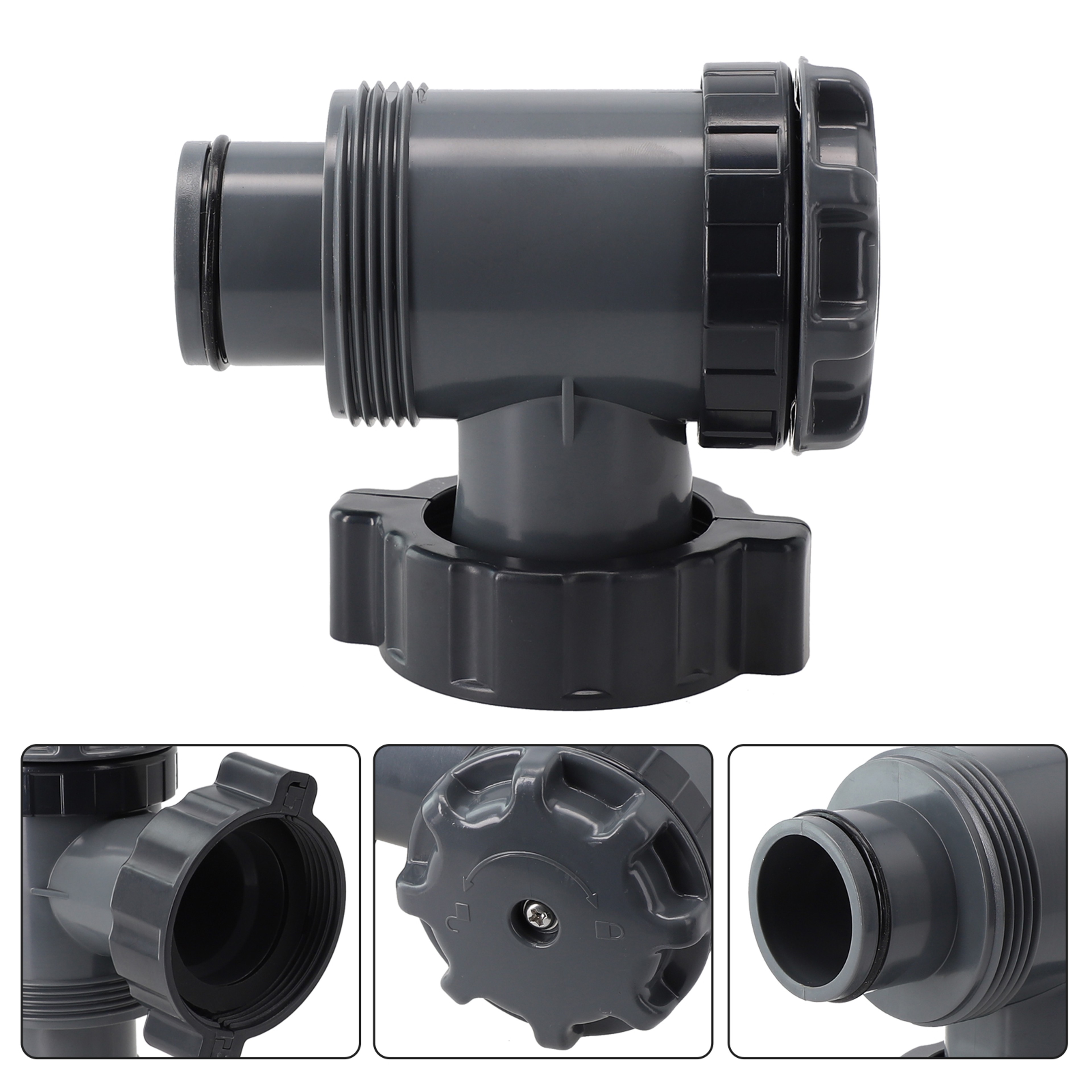 Pool Plunger Valve Replacement For Above Ground Pool Filter Pump With Hose Connection 2