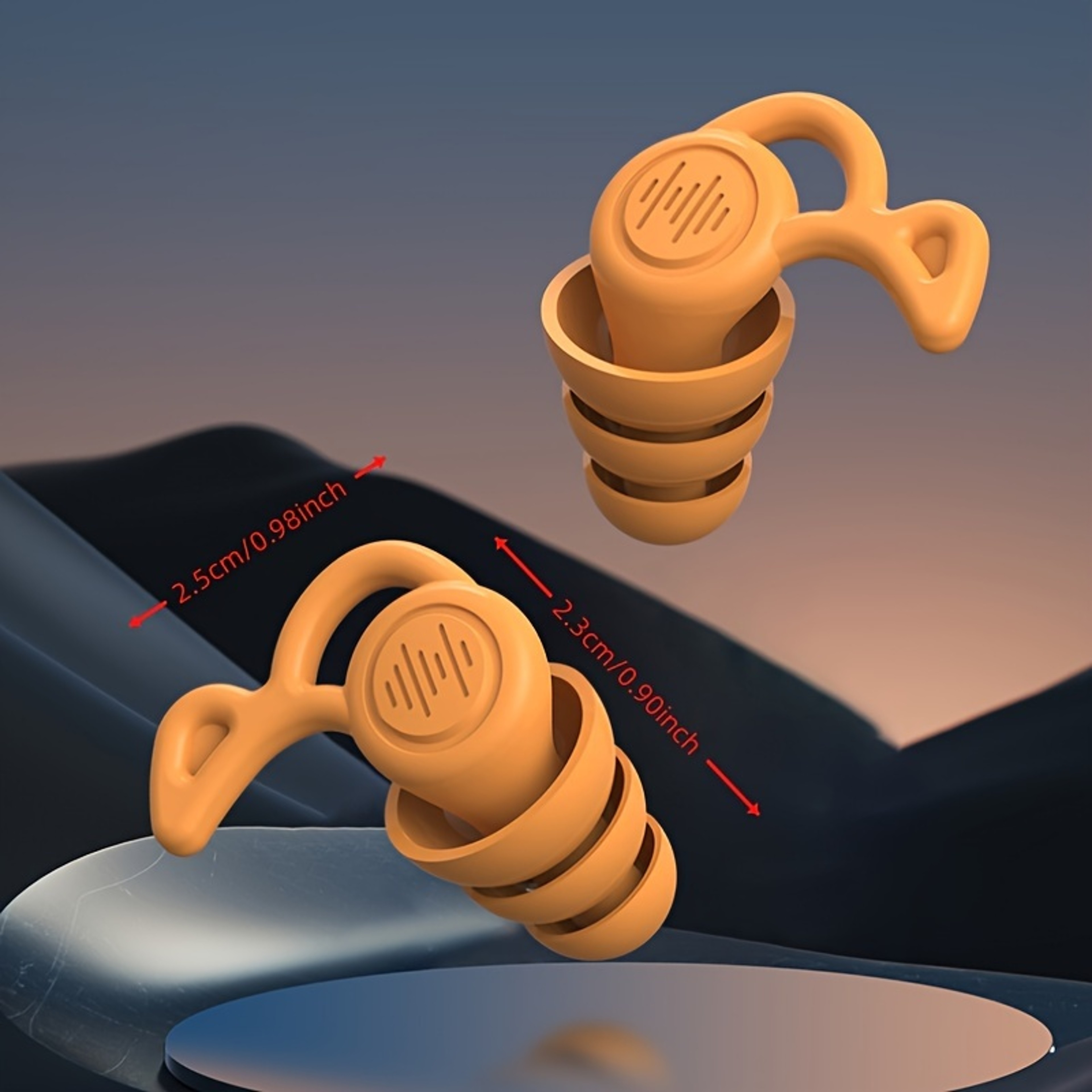 UltraSoft Silicone Earplugs For Sleeping Reusable Noise Reduction Travel Earplugs 1