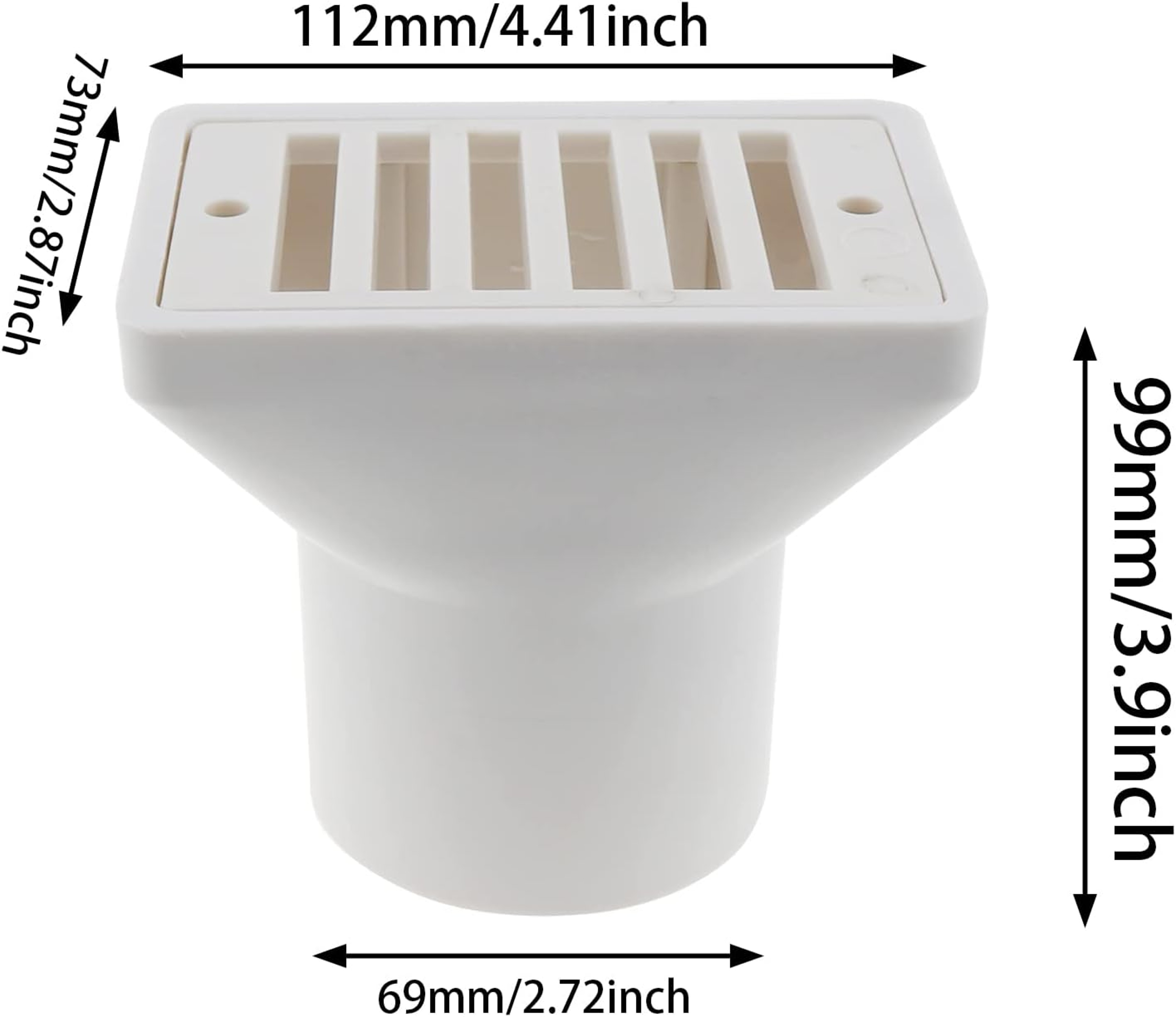 Universal Swimming Pool Drain Cover Anti-Clog Pool Main Drain Replacement for Overflow Outlet – view 6