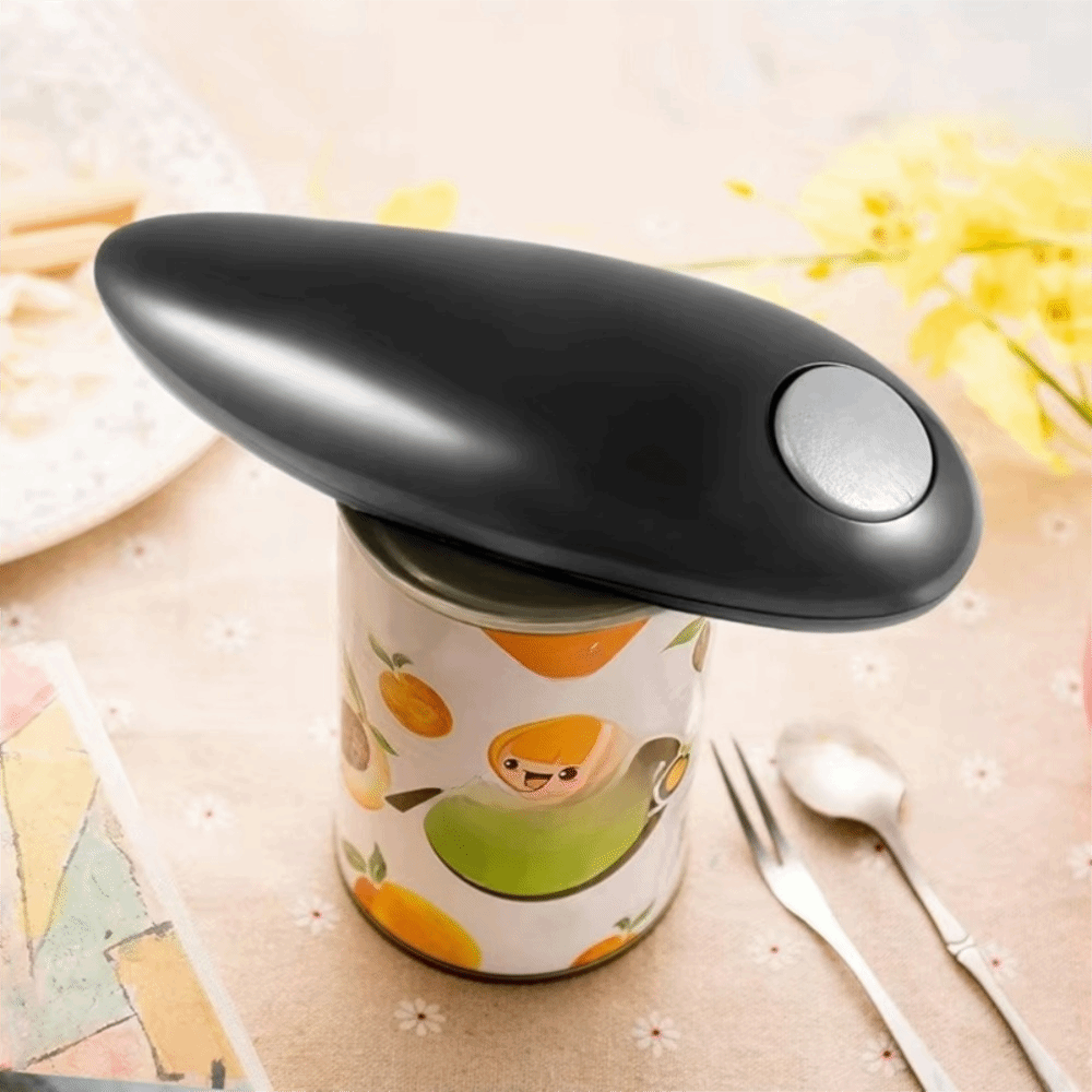 SafeTouch Electric Can Opener One Touch Hands Free Automatic Kitchen Opener 1