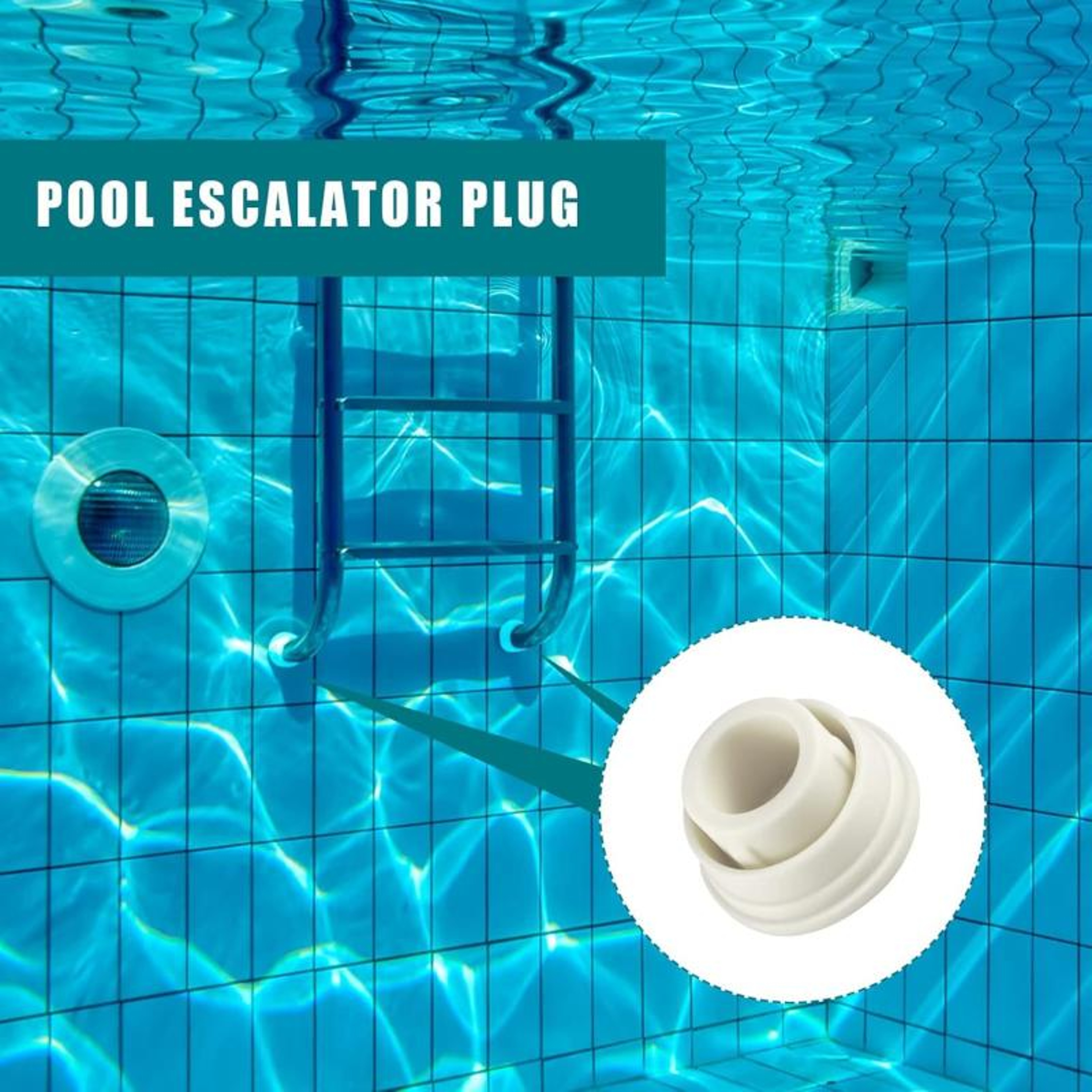 Premium Pool Ladder Bumpers Rubber Pool Ladder End Caps For Inground Pool Protection 3