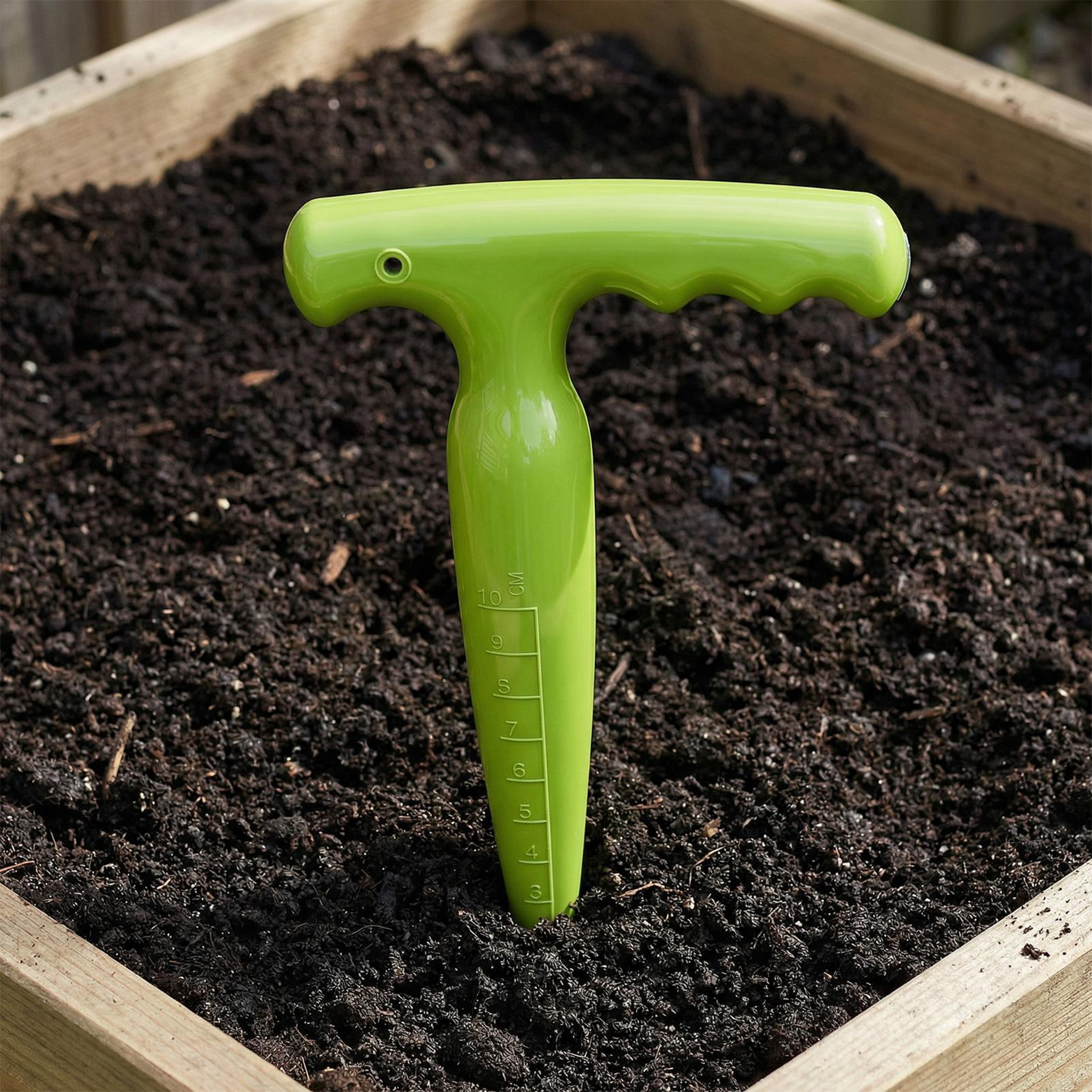 Long Handle Garden Hole Digger Seed Planting Tool for Easy Transplanting & Seedling Planting – view 5