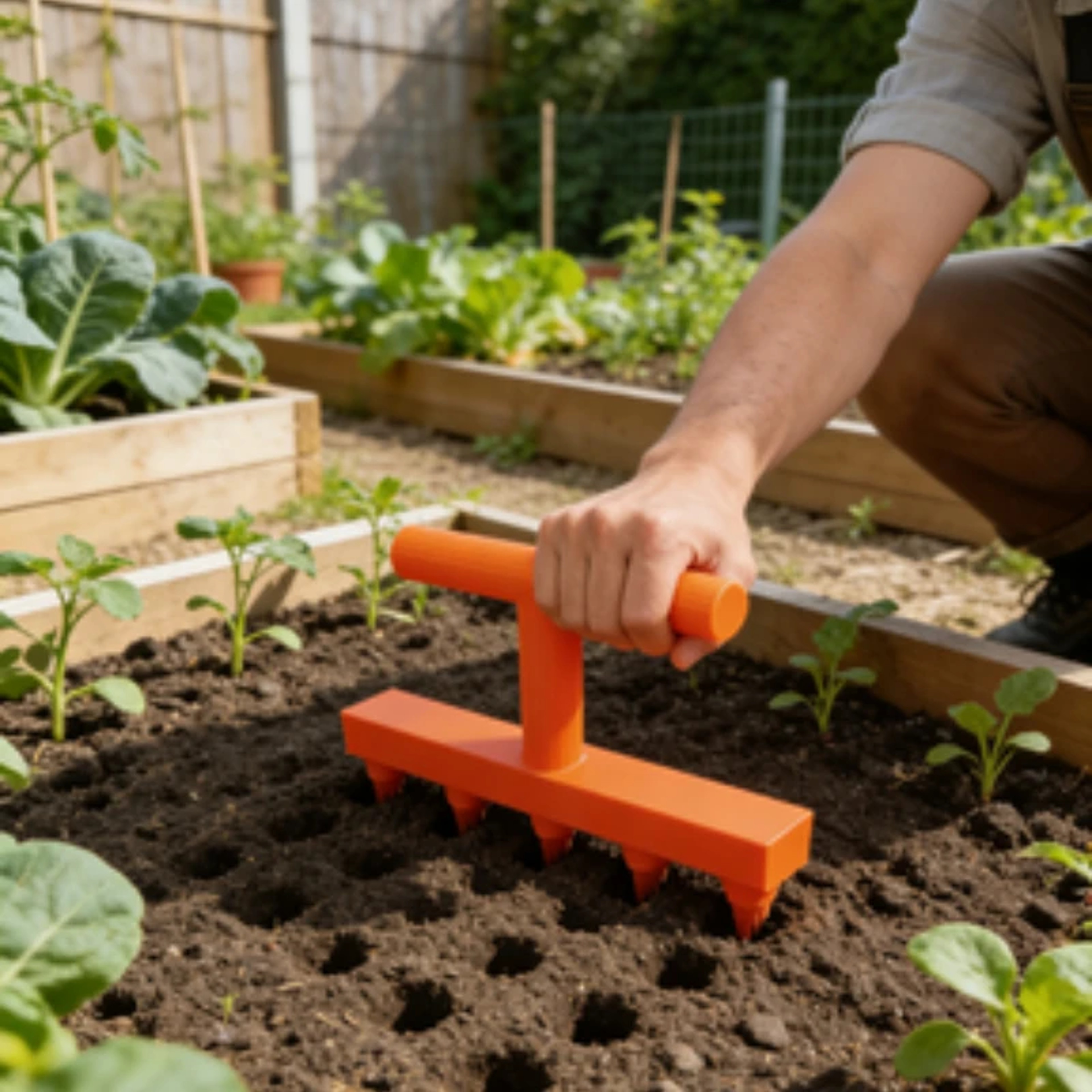 Precision Garden Dibber Seed Planting Tool For Easy Seedling  Flower Planting 3