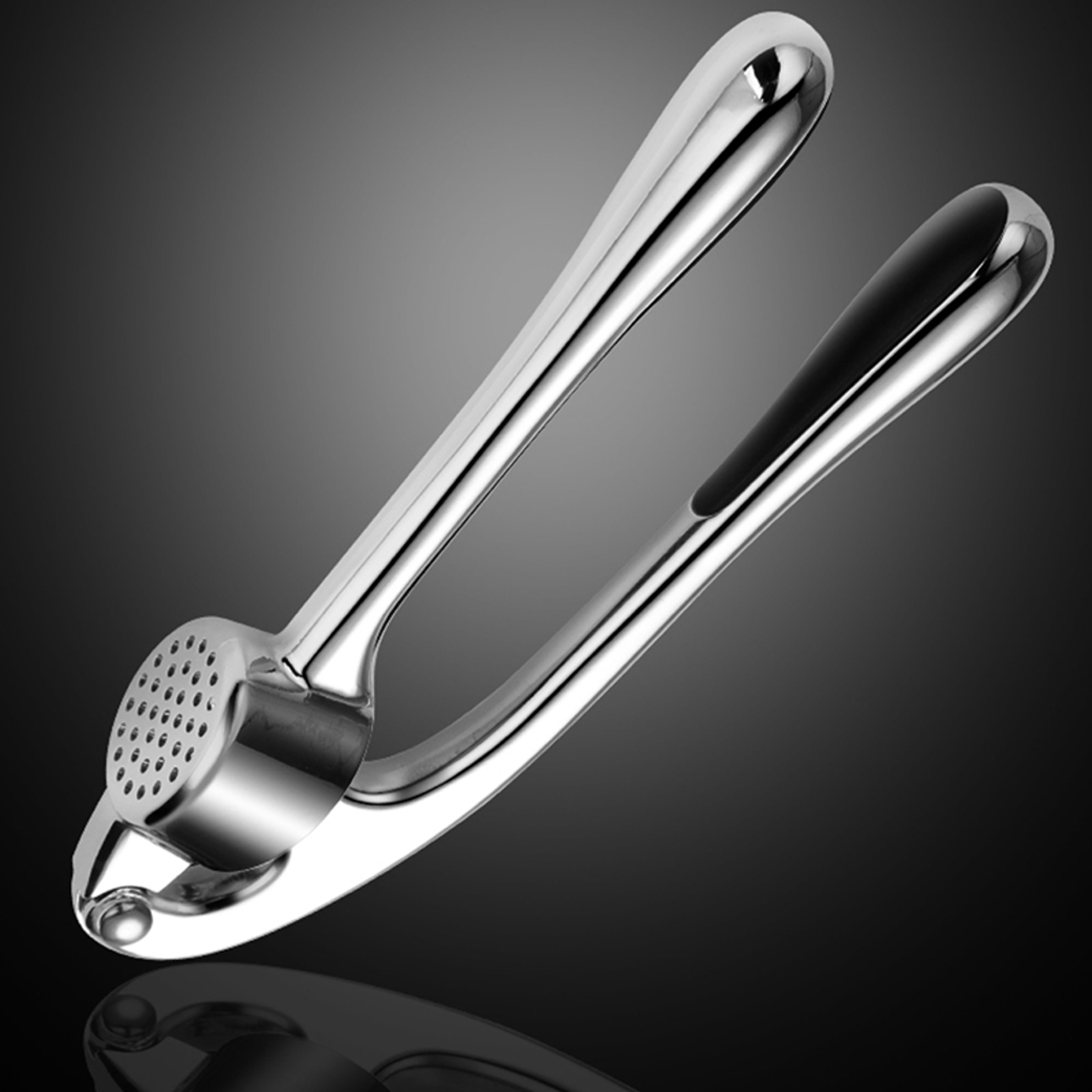 Premium Zinc Alloy Garlic Press And Ginger Crusher Kitchen Tool 8