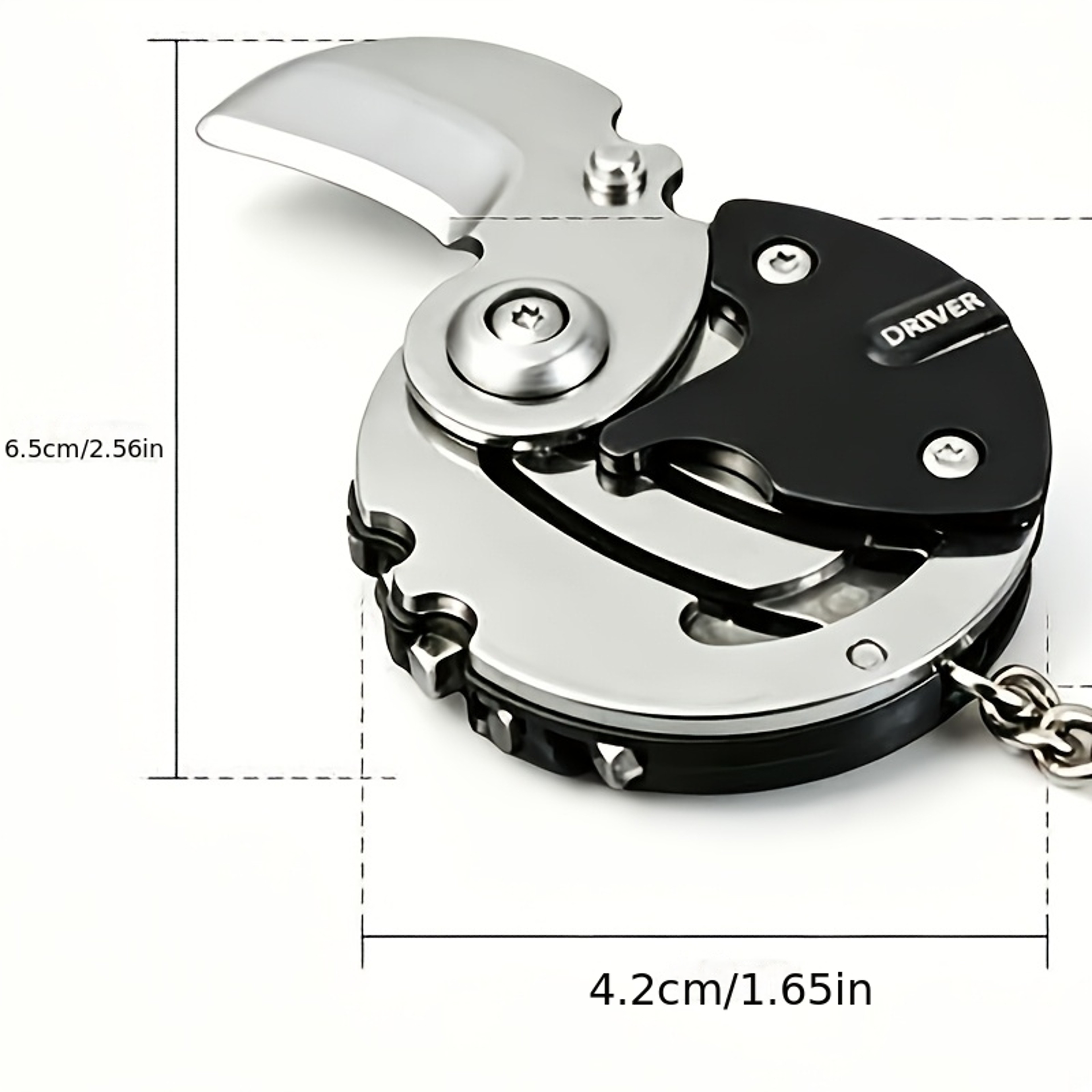 PocketPro EDC Keychain Tool Multitool With Mini Screwdriver And Bottle Opener 3
