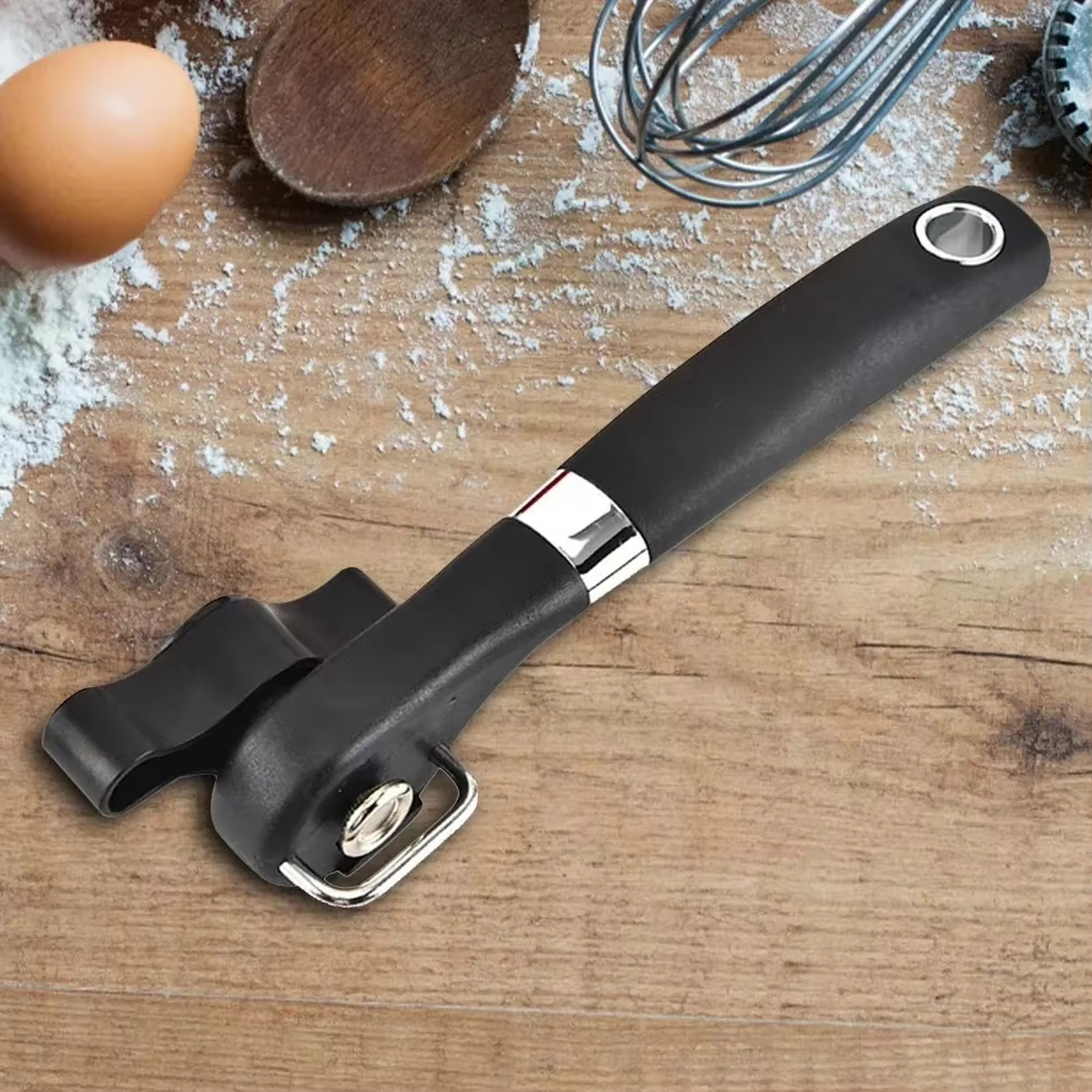 SafeCut Smooth Edge Manual Can Opener With Stainless Steel Blade 0