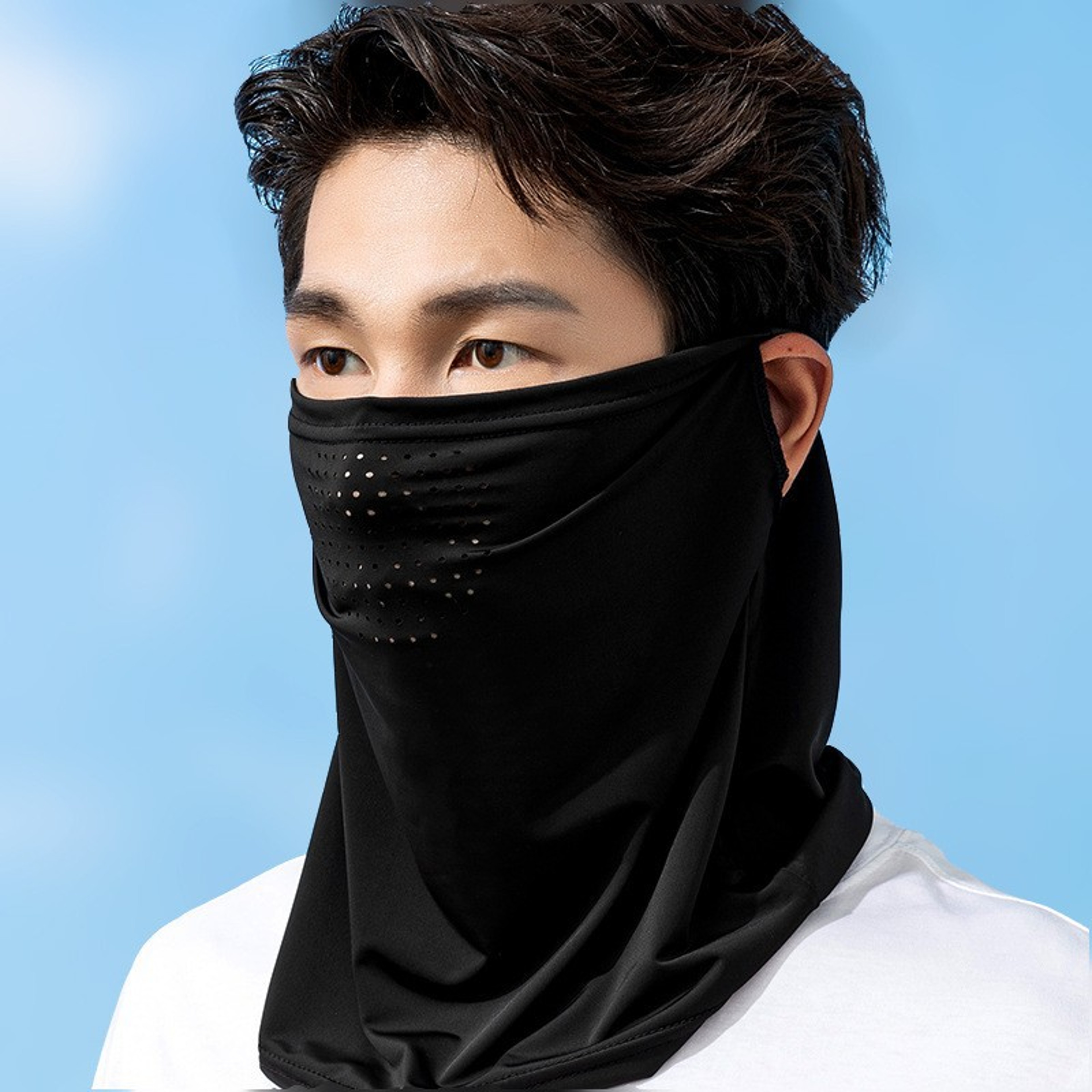 UV Face Cover Cooling Neck Gaiter Ice Silk Sun Protection Mask for Outdoor Sports – view 5
