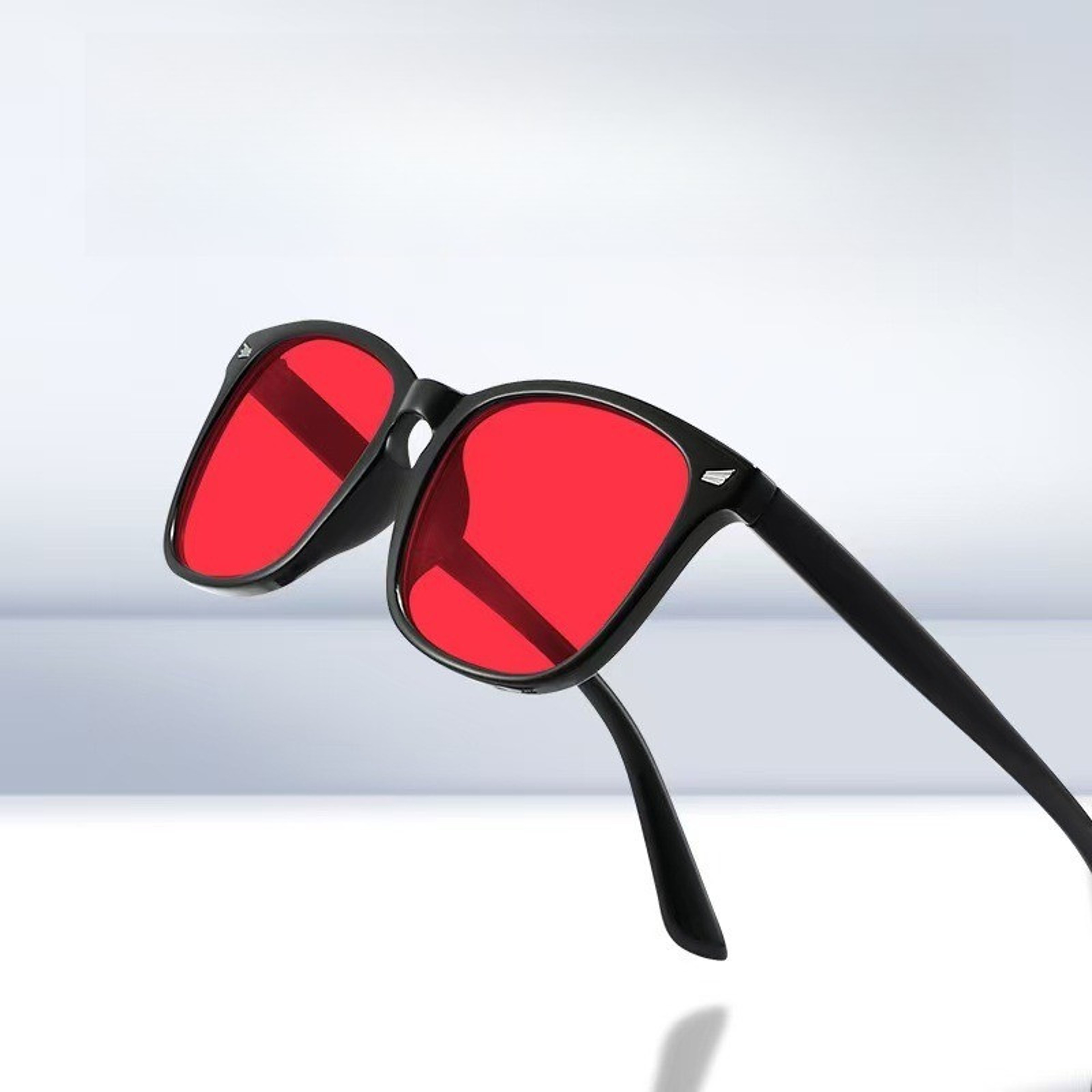 Classic Red Lens Blue Light Blocking Sleep Glasses 0