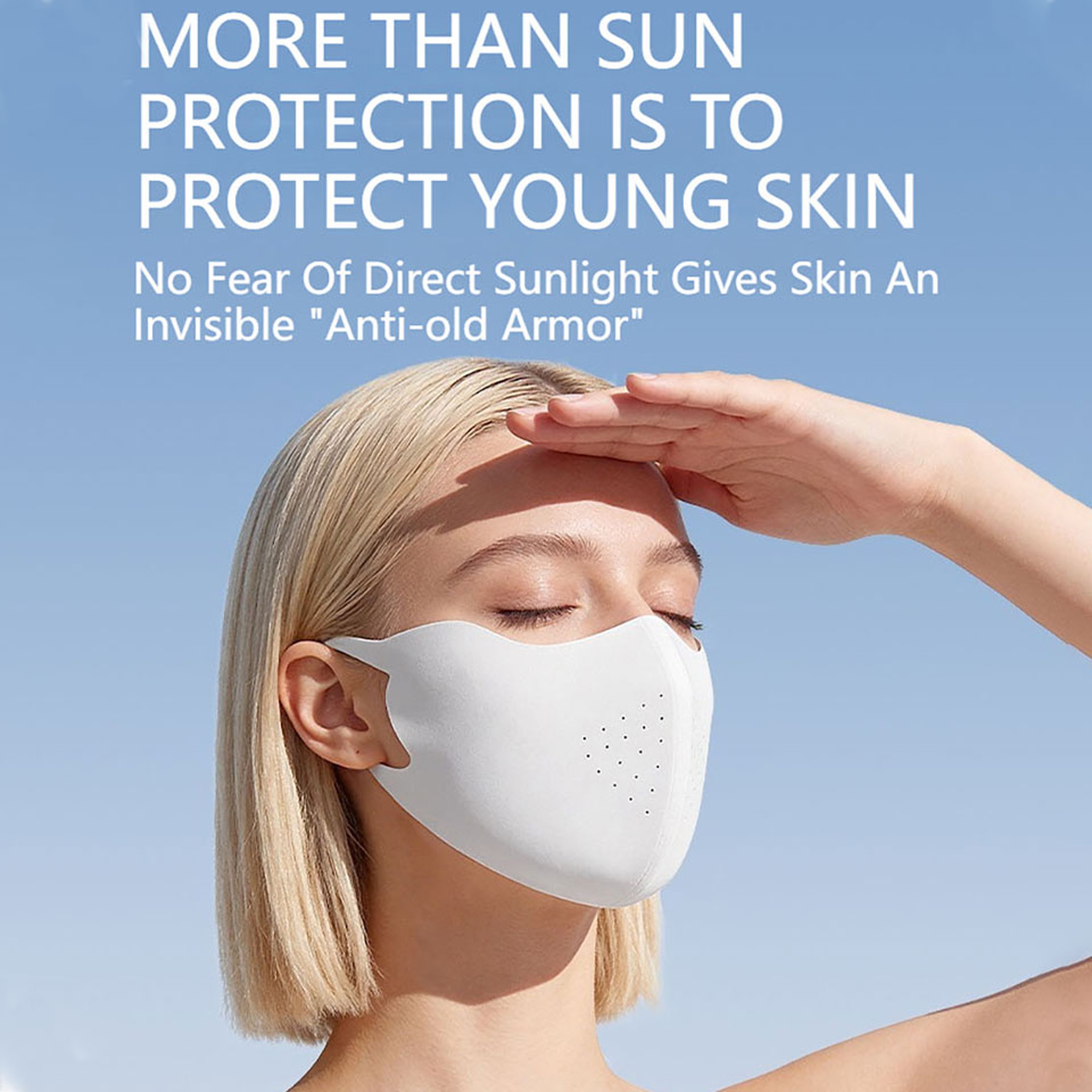 Cooling UV Face Mask For Sun Protection Breathable Ice Silk Sports Face Cover 3