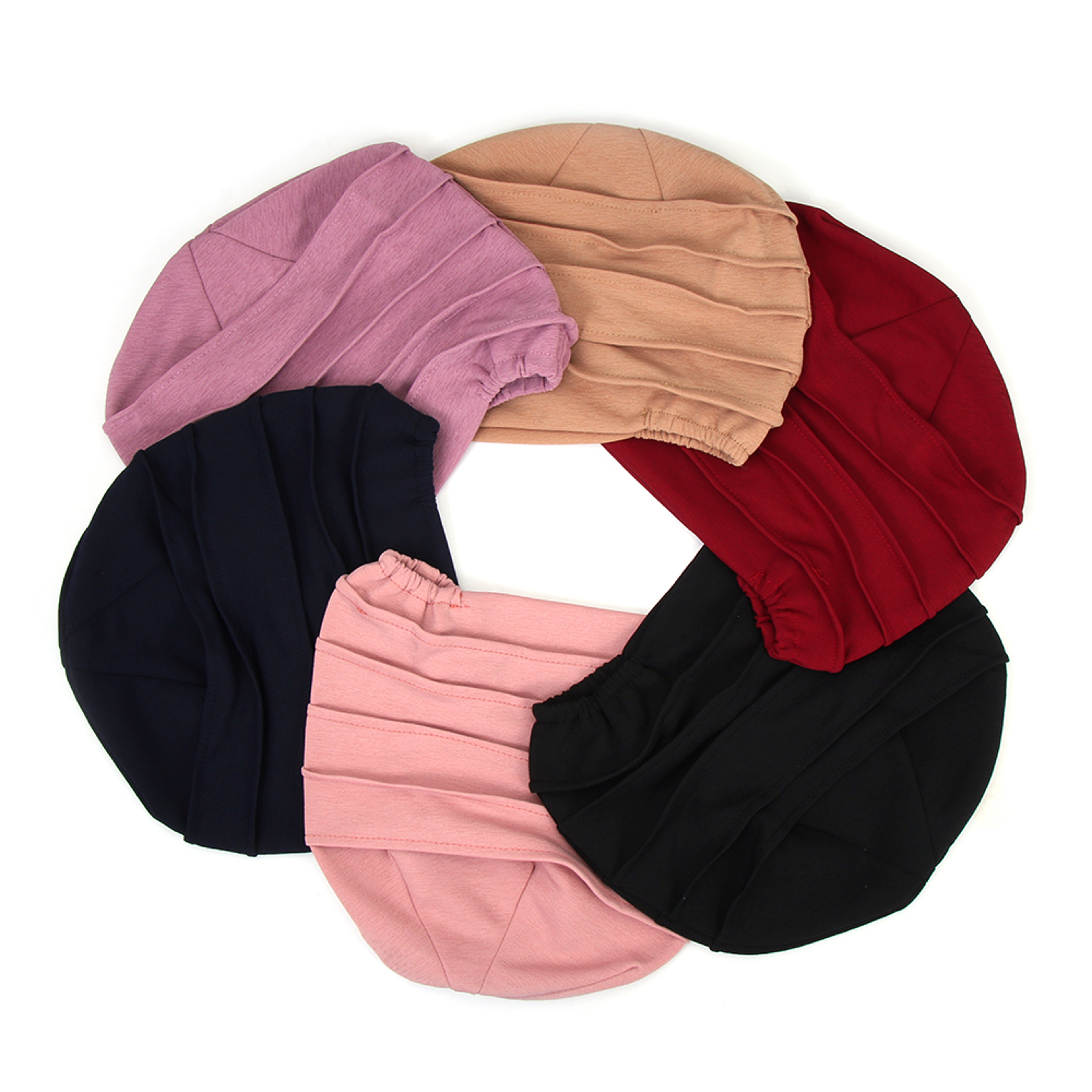 Soft Cotton Slouch Beanie Chemo Cap  Hijab Undercap Stretch Turban Hat For Women 0