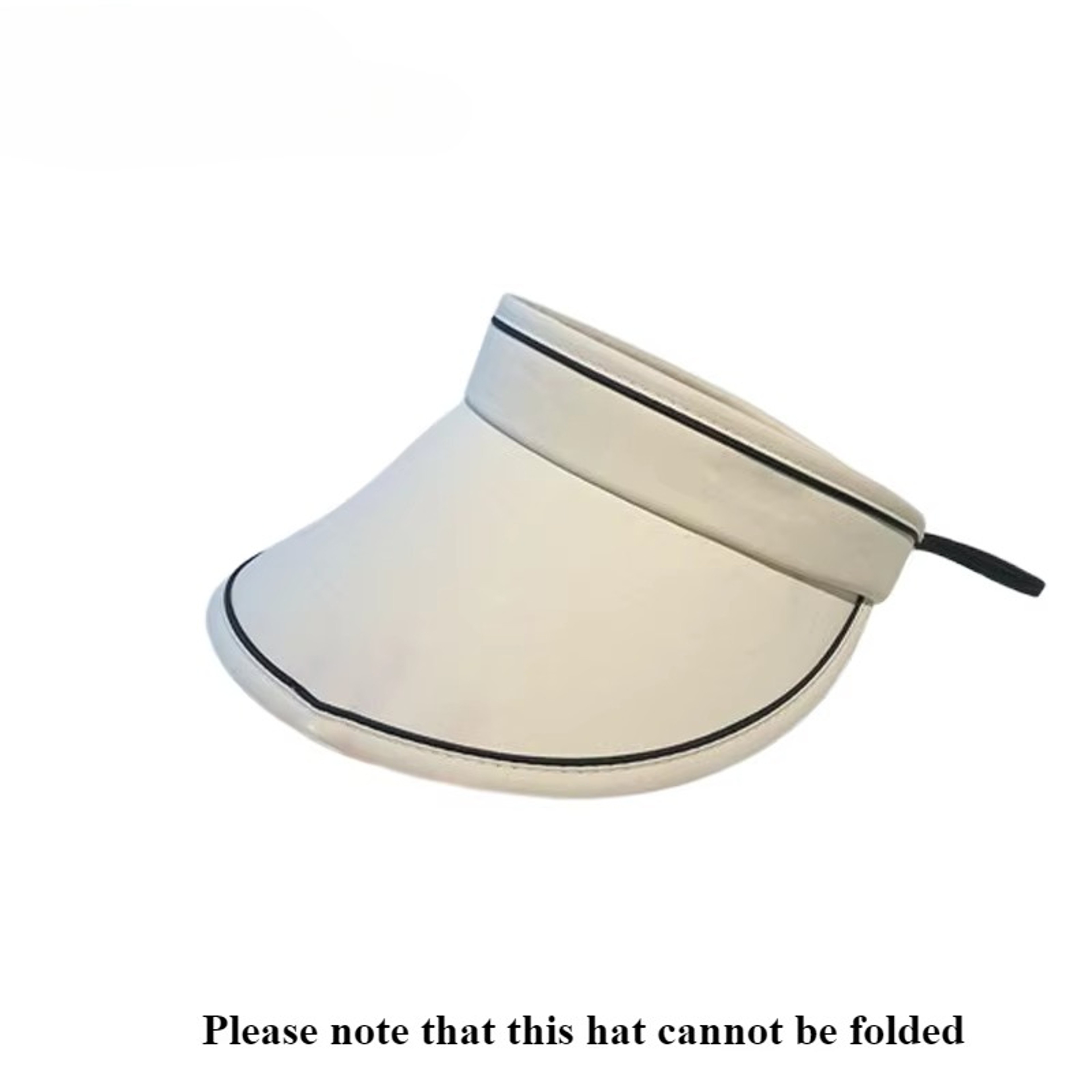 Womens Wide Brim Visor Hat With UV Protection Foldable Beach Sun Cap 5