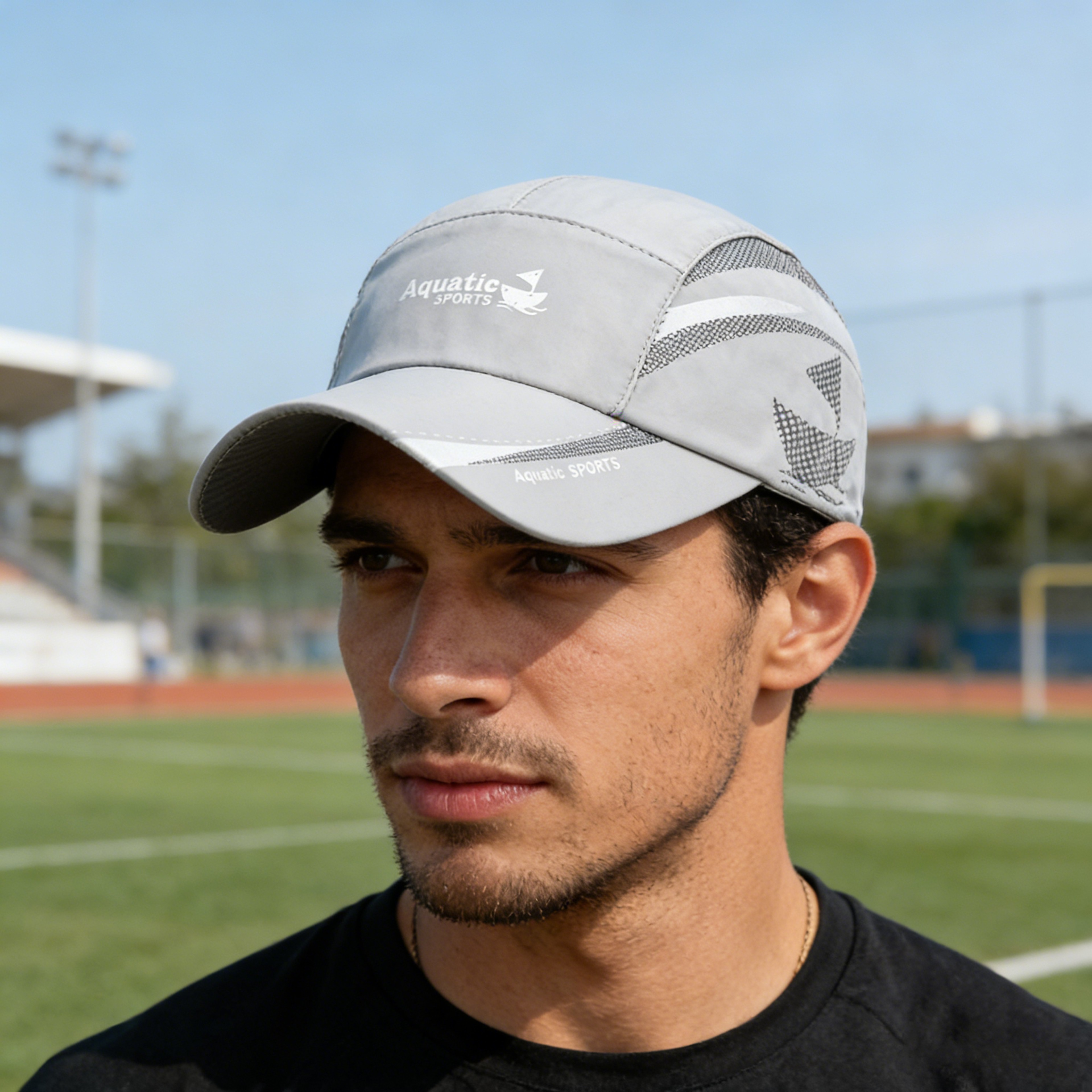 Quick Dry Baseball Cap Breathable Running Cap Lightweight Adjustable Outdoor Sun Hat 0