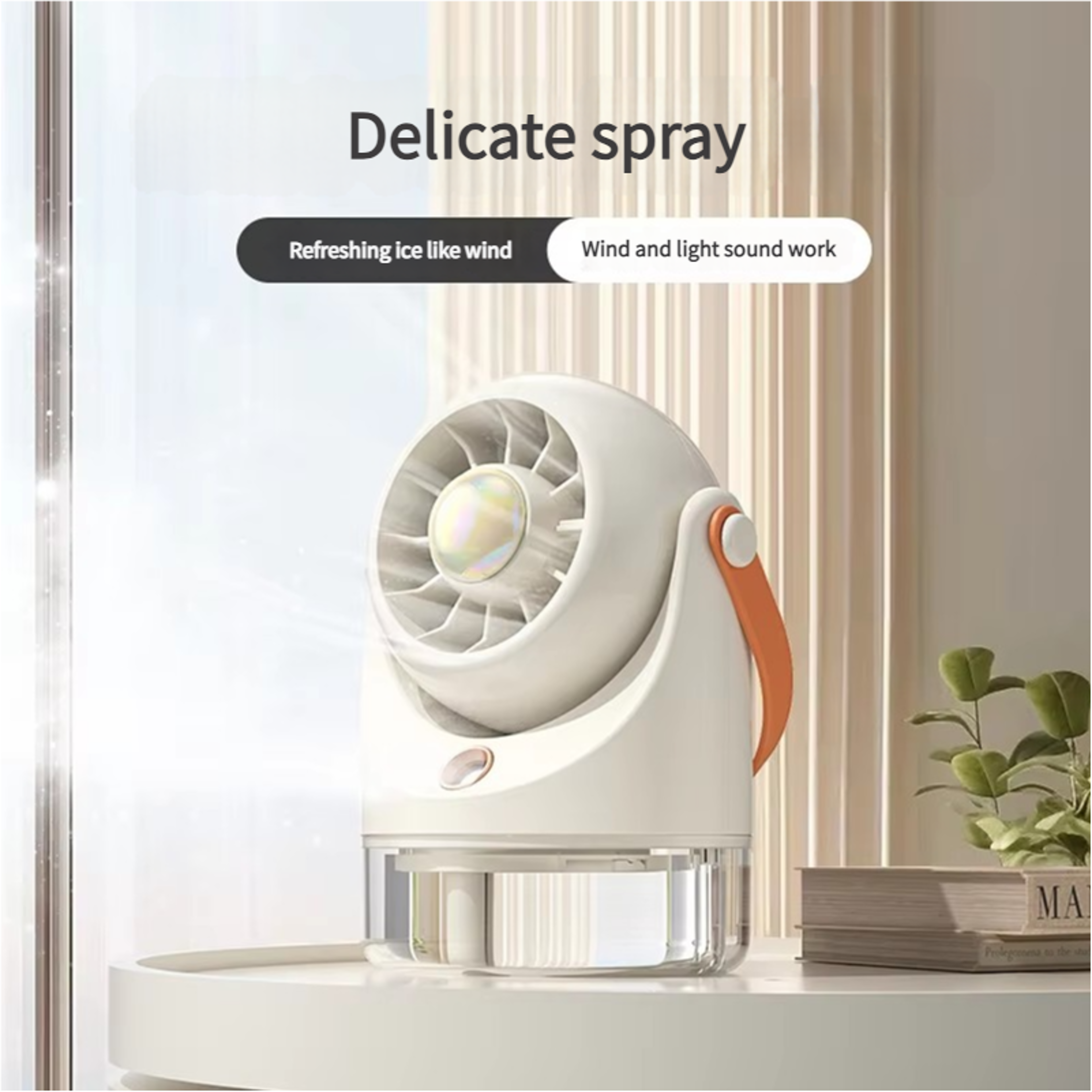 Portable Air Cooler USB Mist Cooling Fan With 3Speed Desktop Air Conditioner 3
