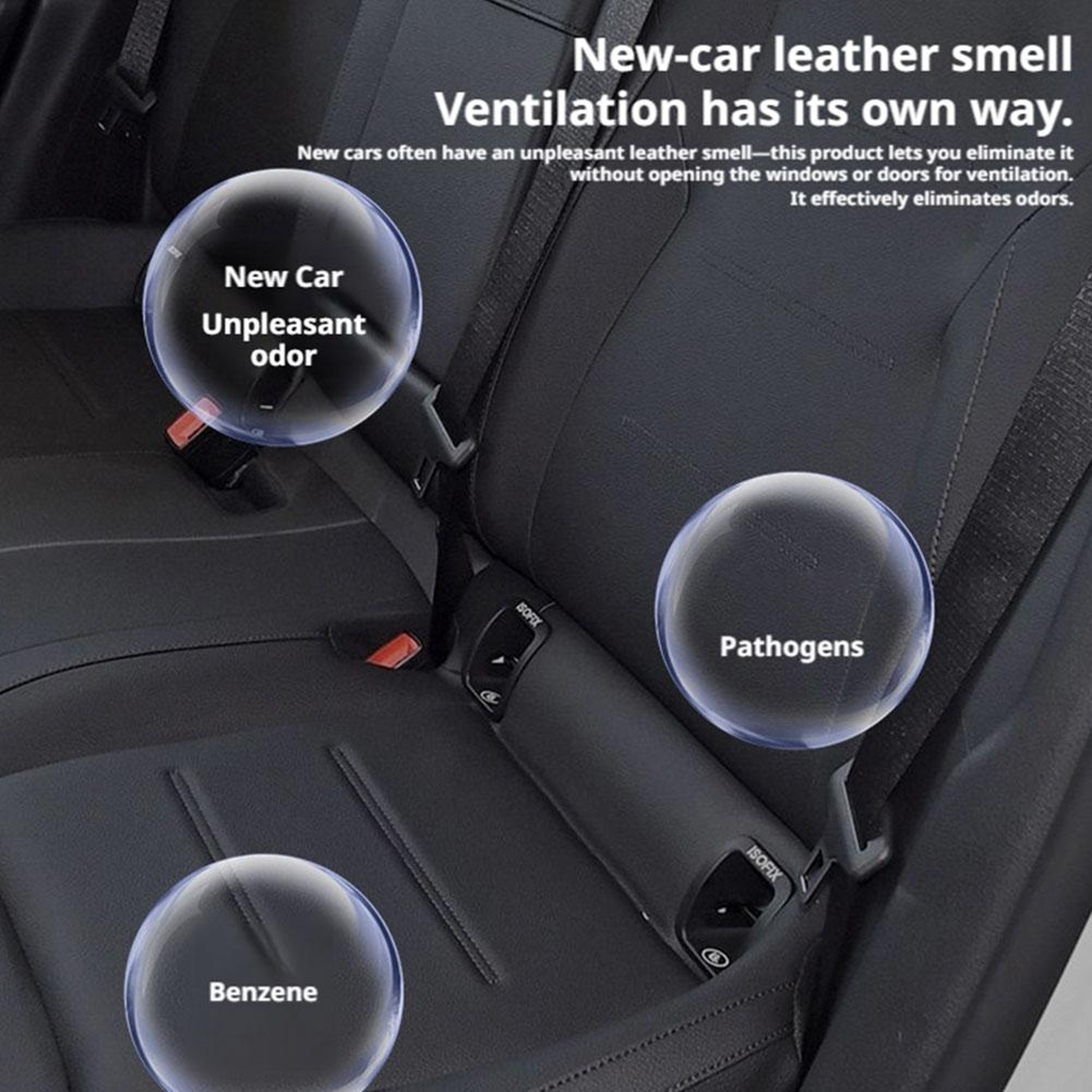 Solar Powered Car Ventilation Fan With Rechargeable Triple Cooling System 5