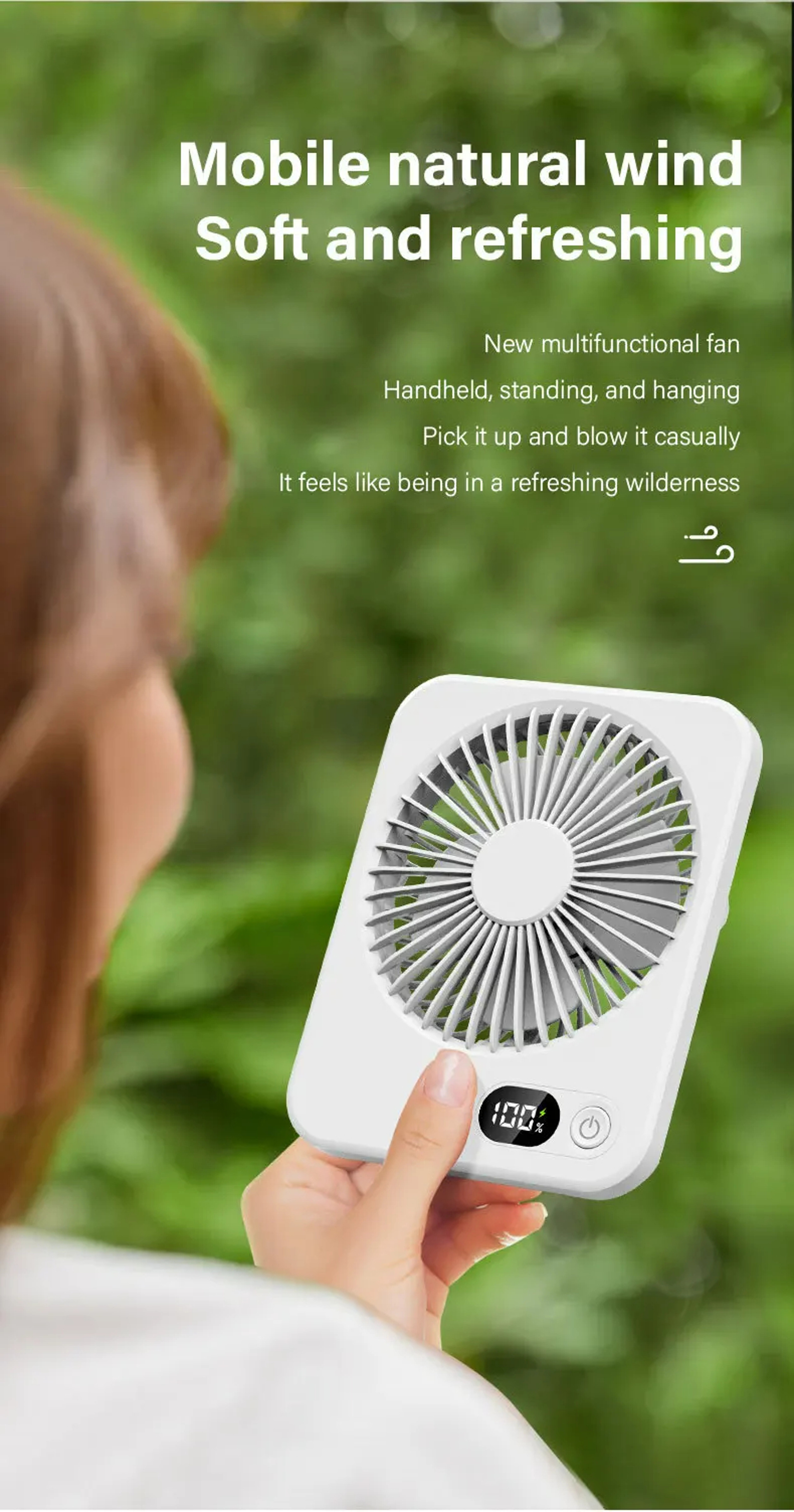 Ultra Quiet Foldable Desktop Fan Portable Mini Desk Fan For Office Home  Travel 8