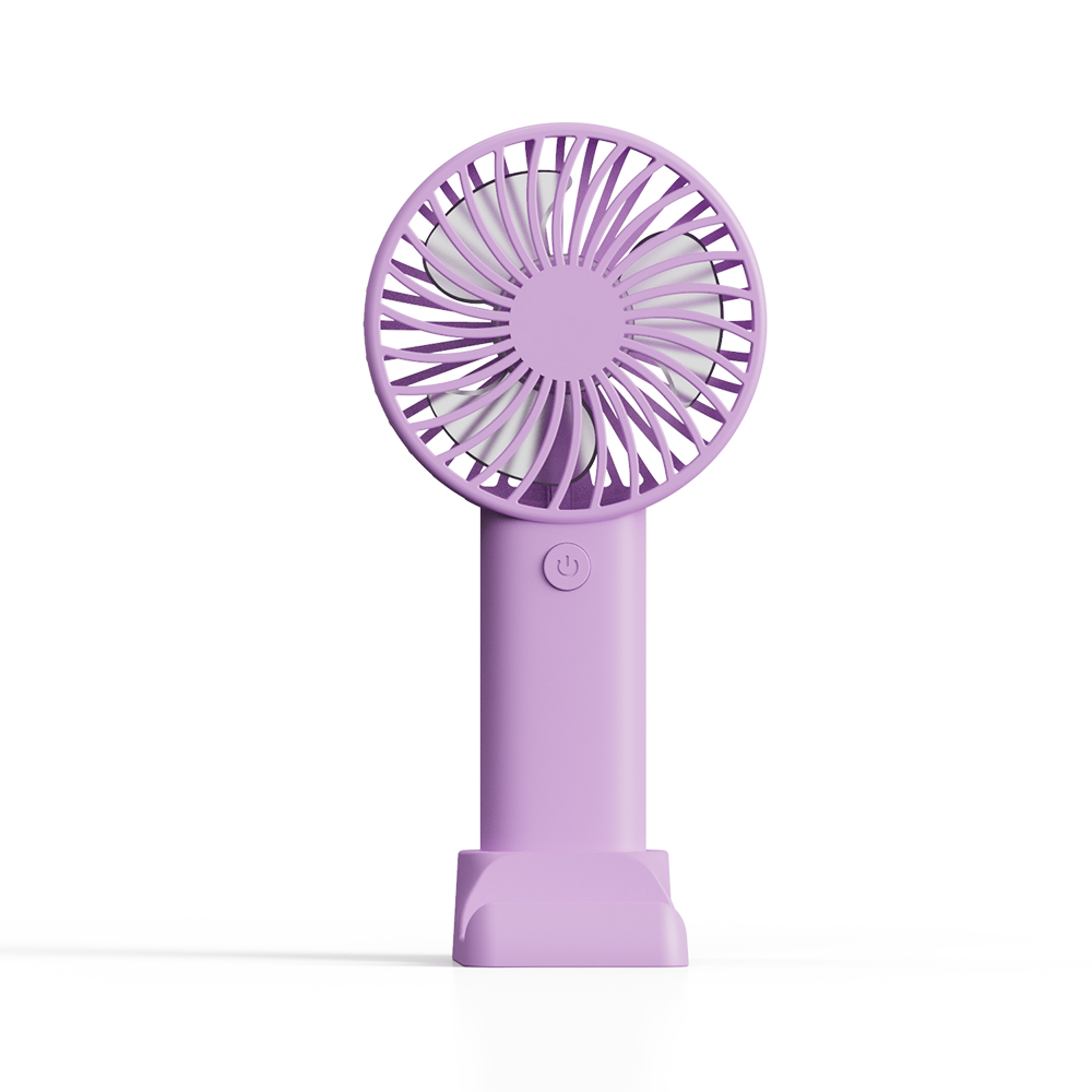 Portable Handheld Fan USB Rechargeable Mini Desk Fan With Phone Stand Quiet Personal Cooling 6