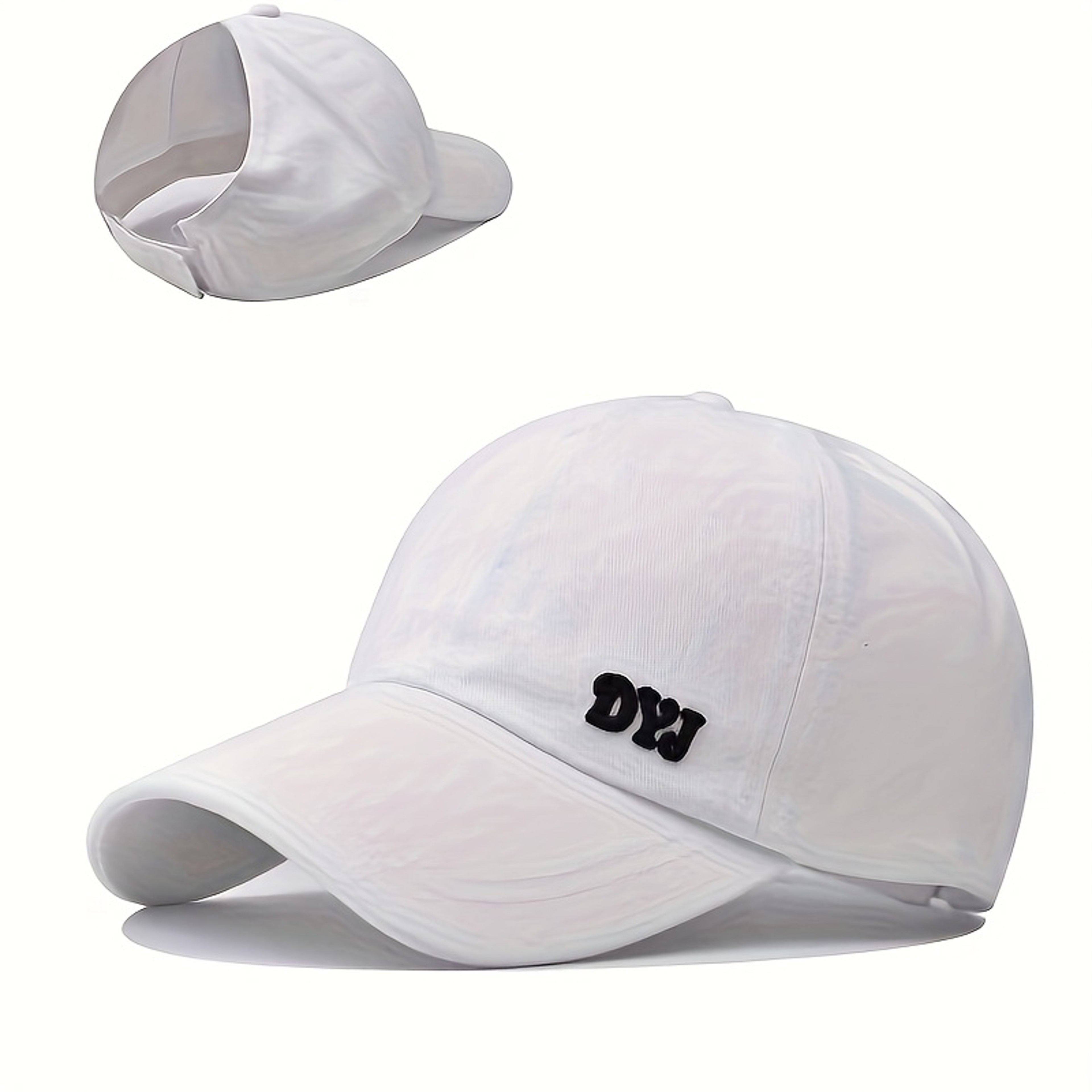 High Ponytail Baseball Cap For Women Breathable Adjustable Sun Hat 4