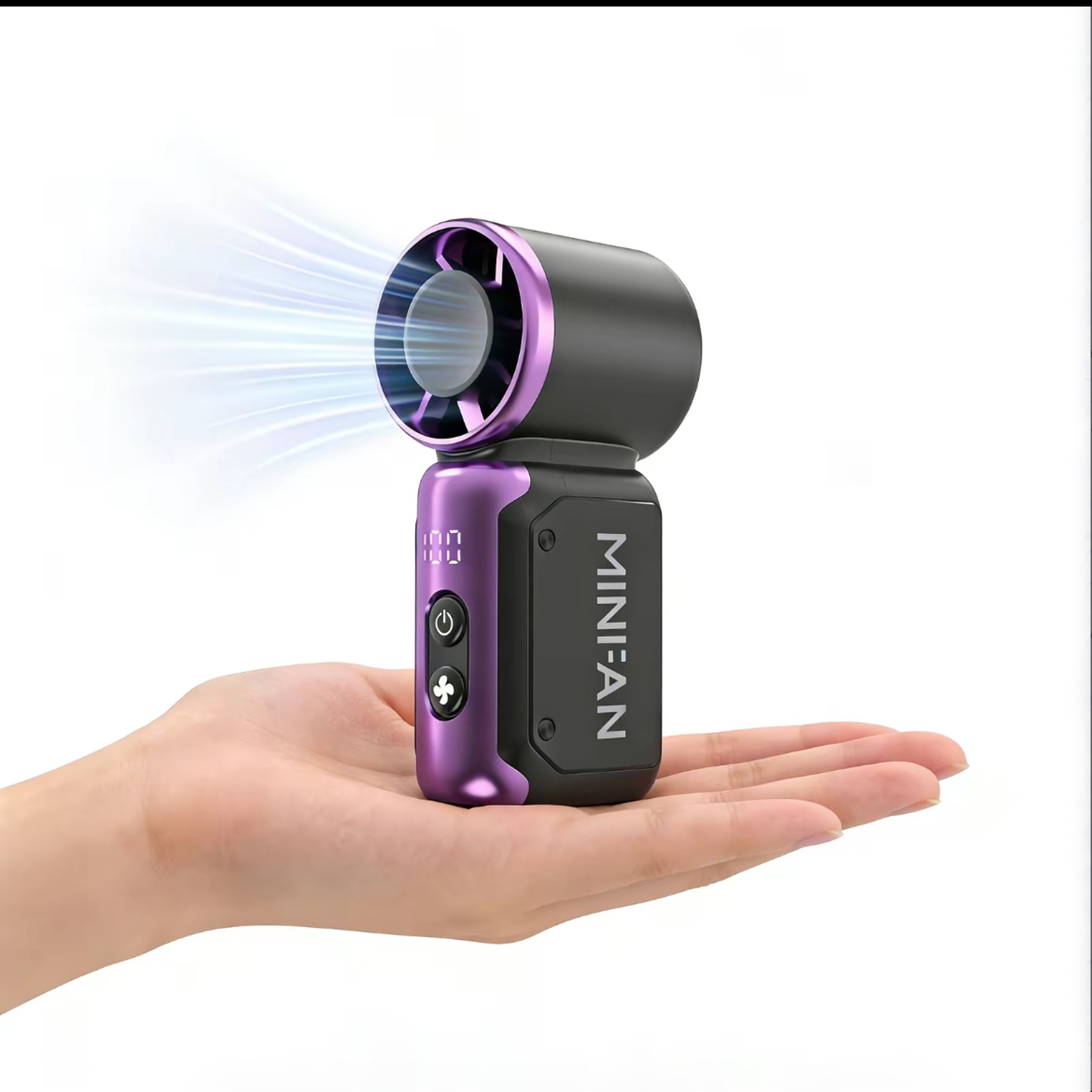 Portable Mini Bladeless Fan USB Rechargeable Personal Cooling Fan For Travel  Office 0
