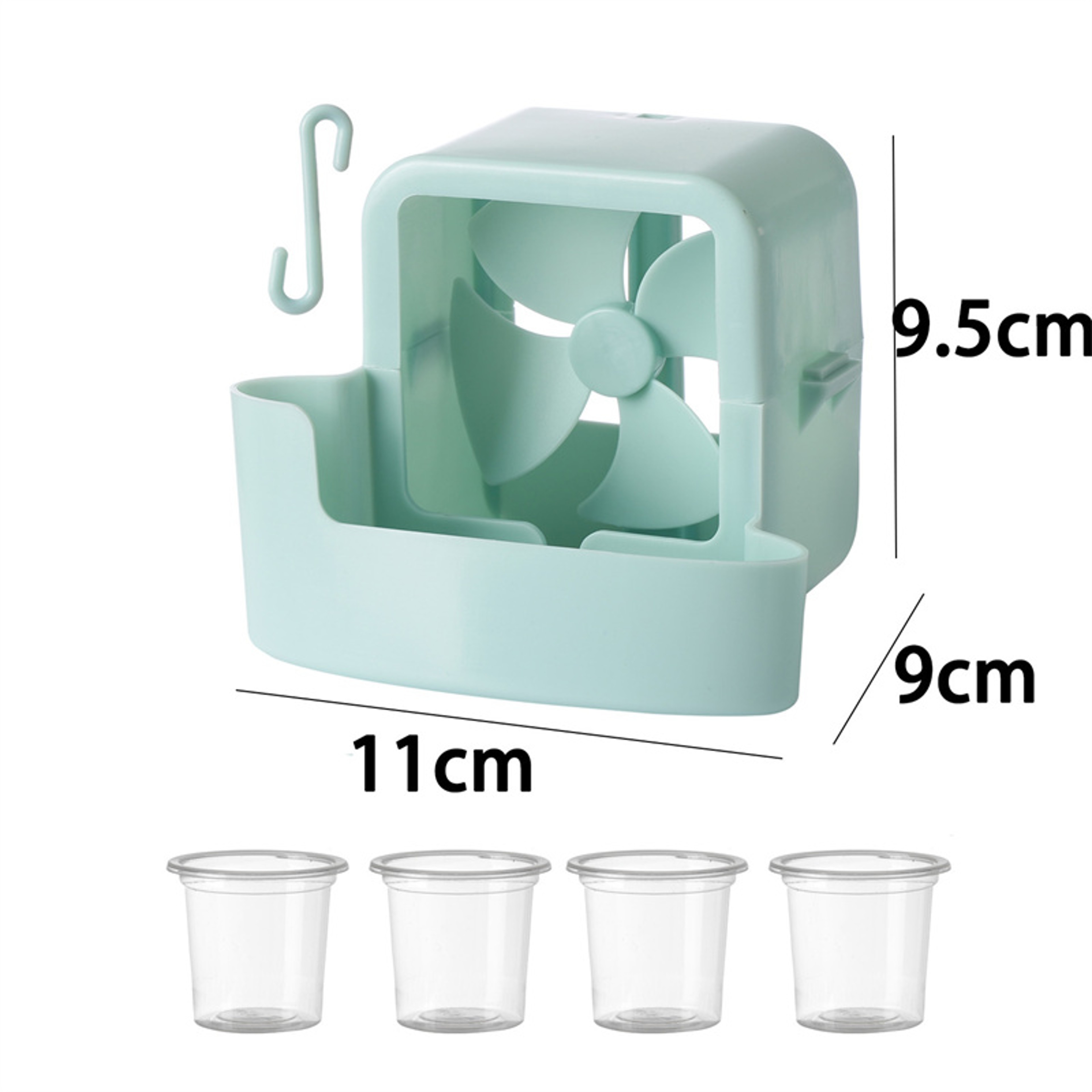 Arctic Breeze Fan Cooling Attachment Ice Box Portable Air Cooler For Desk  Standing Fans 5