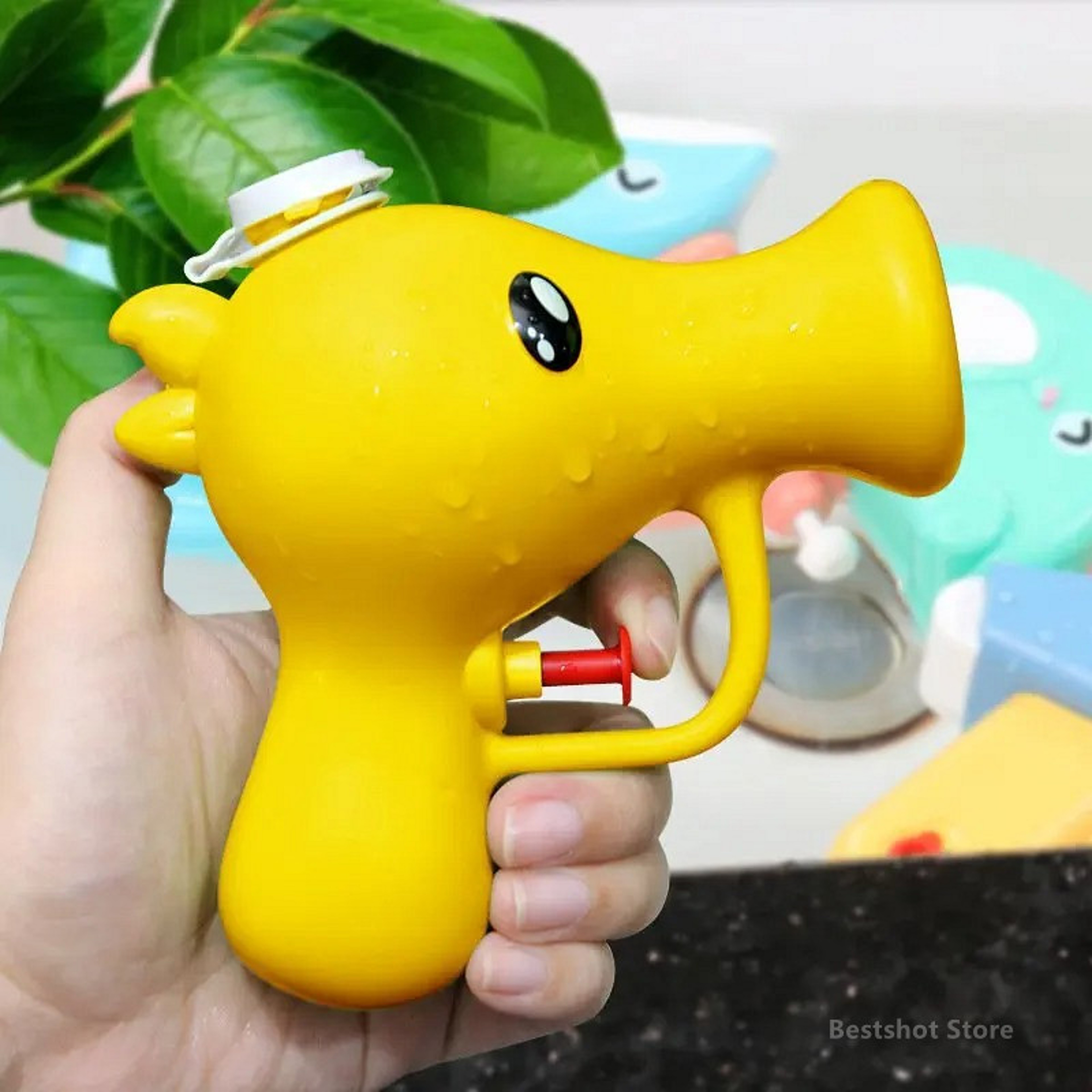 Cute Pea Kids Water Gun Cartoon Water Blaster For Pool Beach  Summer Outdoor Play 7