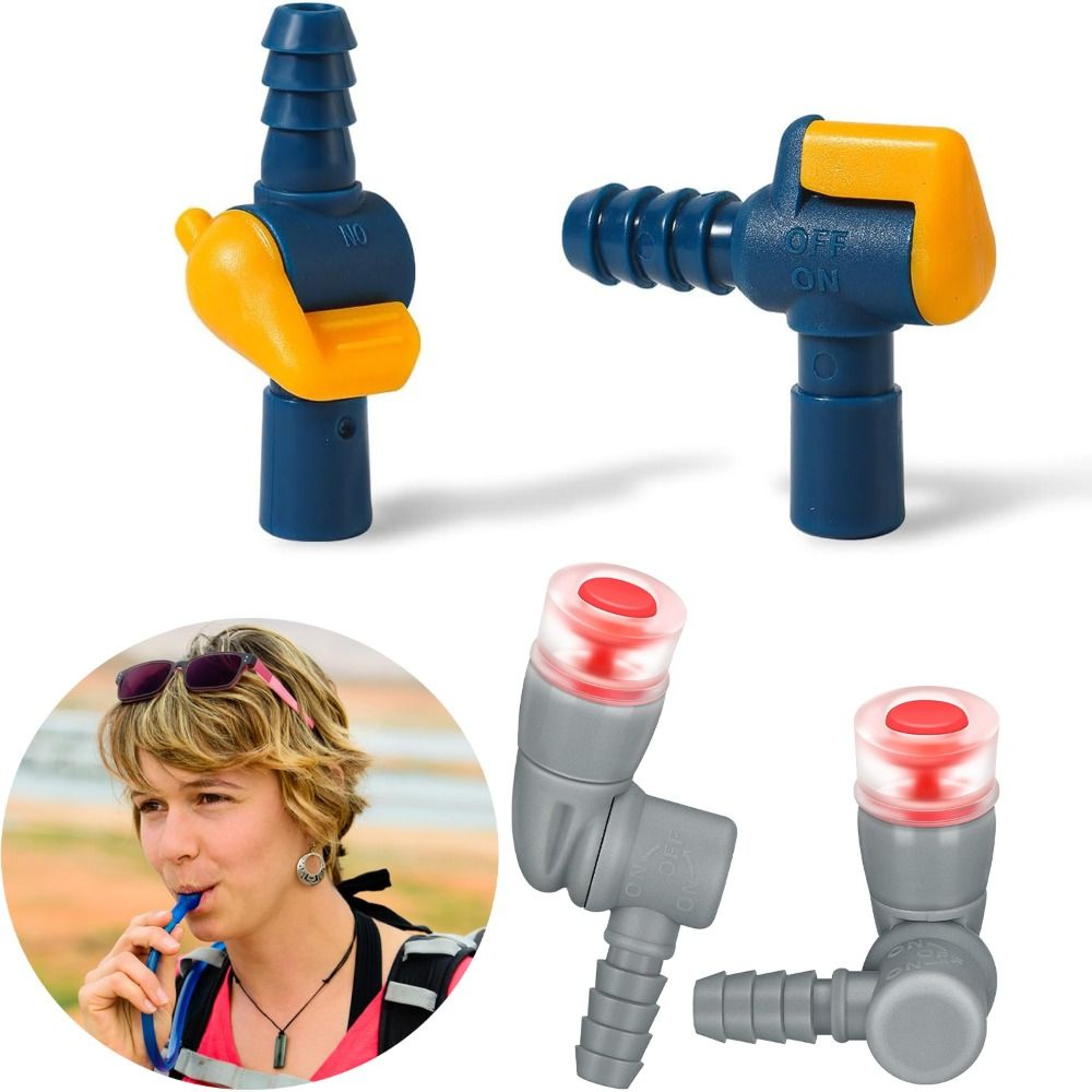 Osprey Compatible Hydration Pack Bite Valve Silicone Water Bladder Mouthpiece Replacement 0