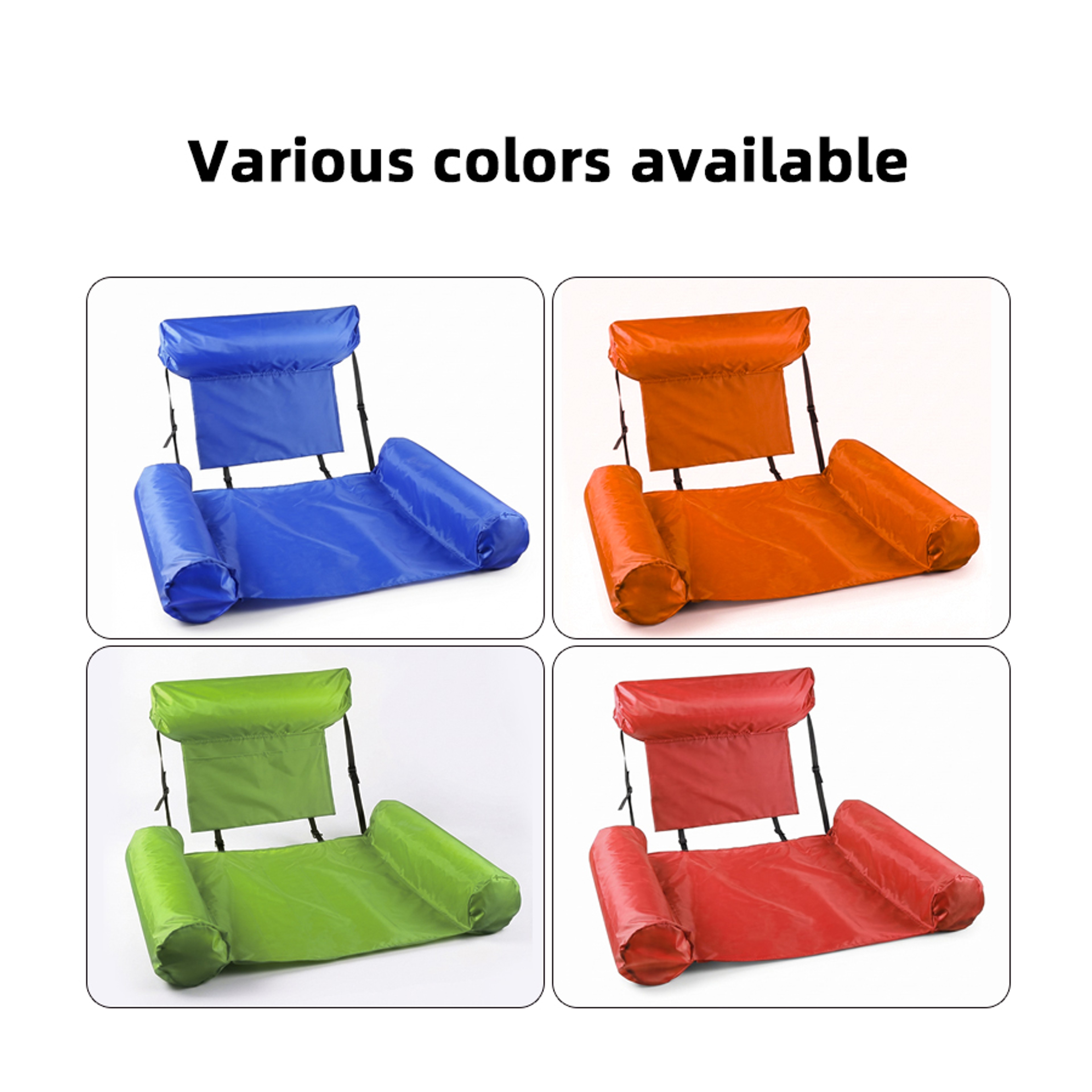 AquaRelax Inflatable Pool Float Foldable Pool Lounge Float For Beach  Pool 5