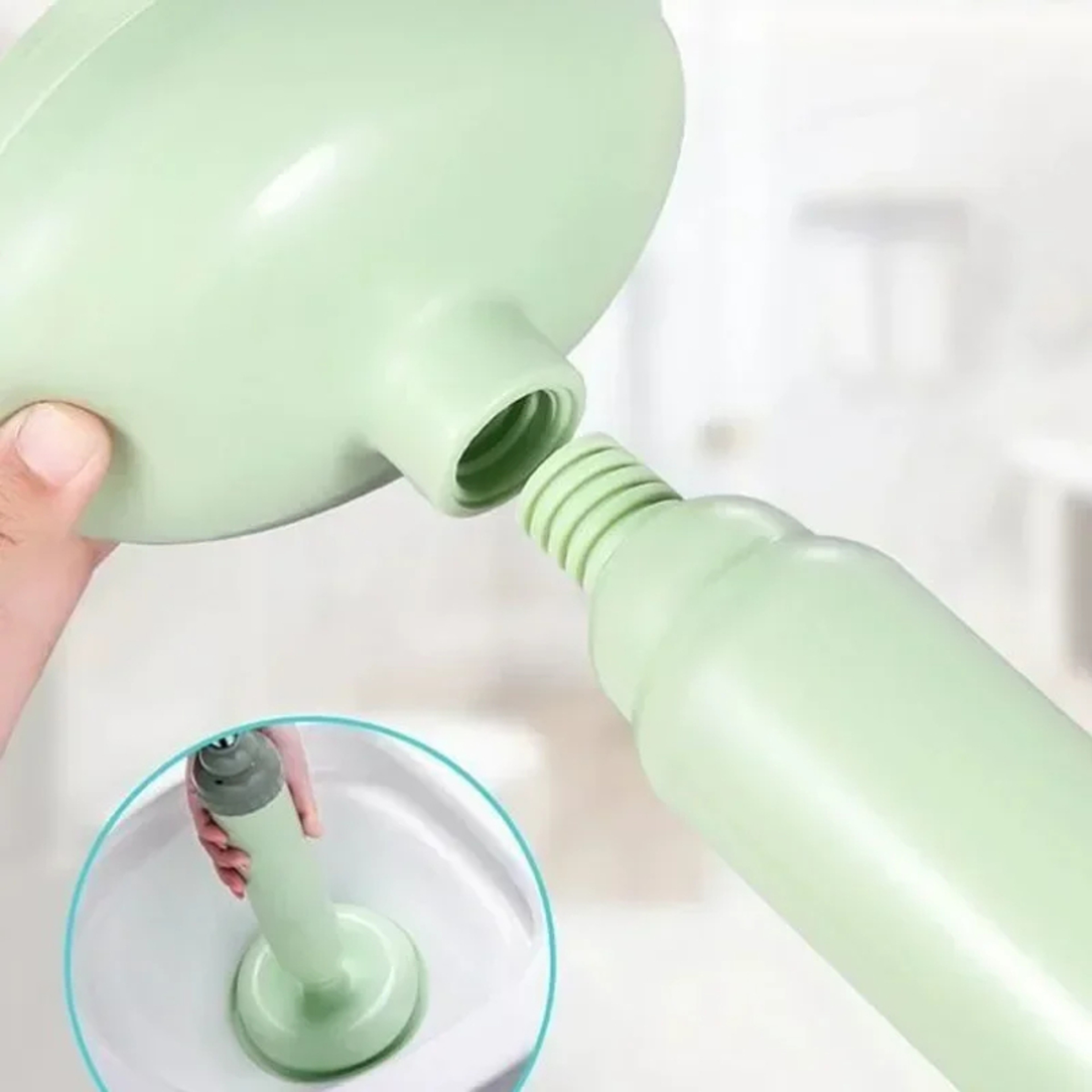 High Pressure Drain Cleaner Toilet Plunger For Bathroom Kitchen Sink Pipe Unclogging 2