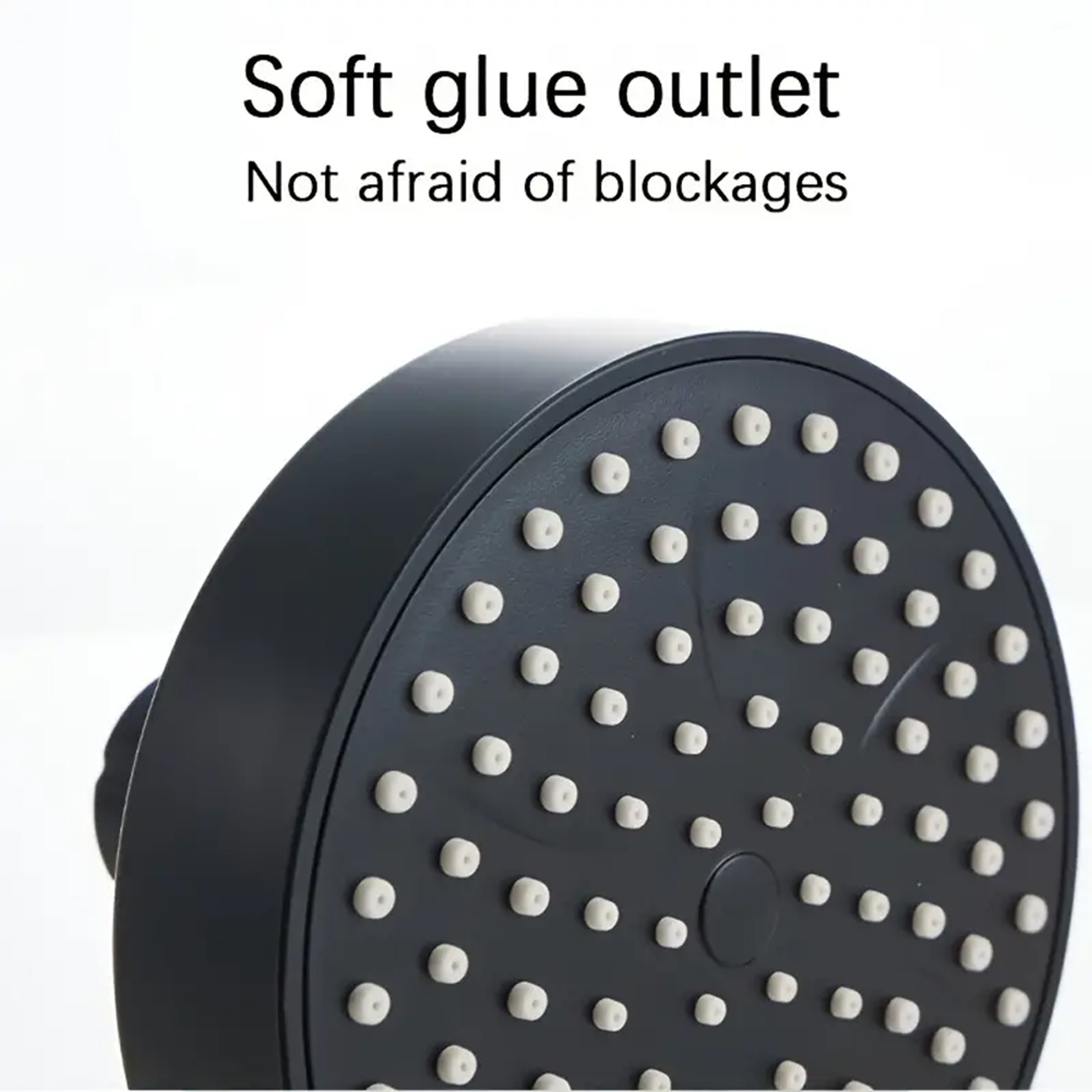 High Pressure Rainfall Shower Head Adjustable Bathroom Shower Head With Anti Clog Rubber Jets 5