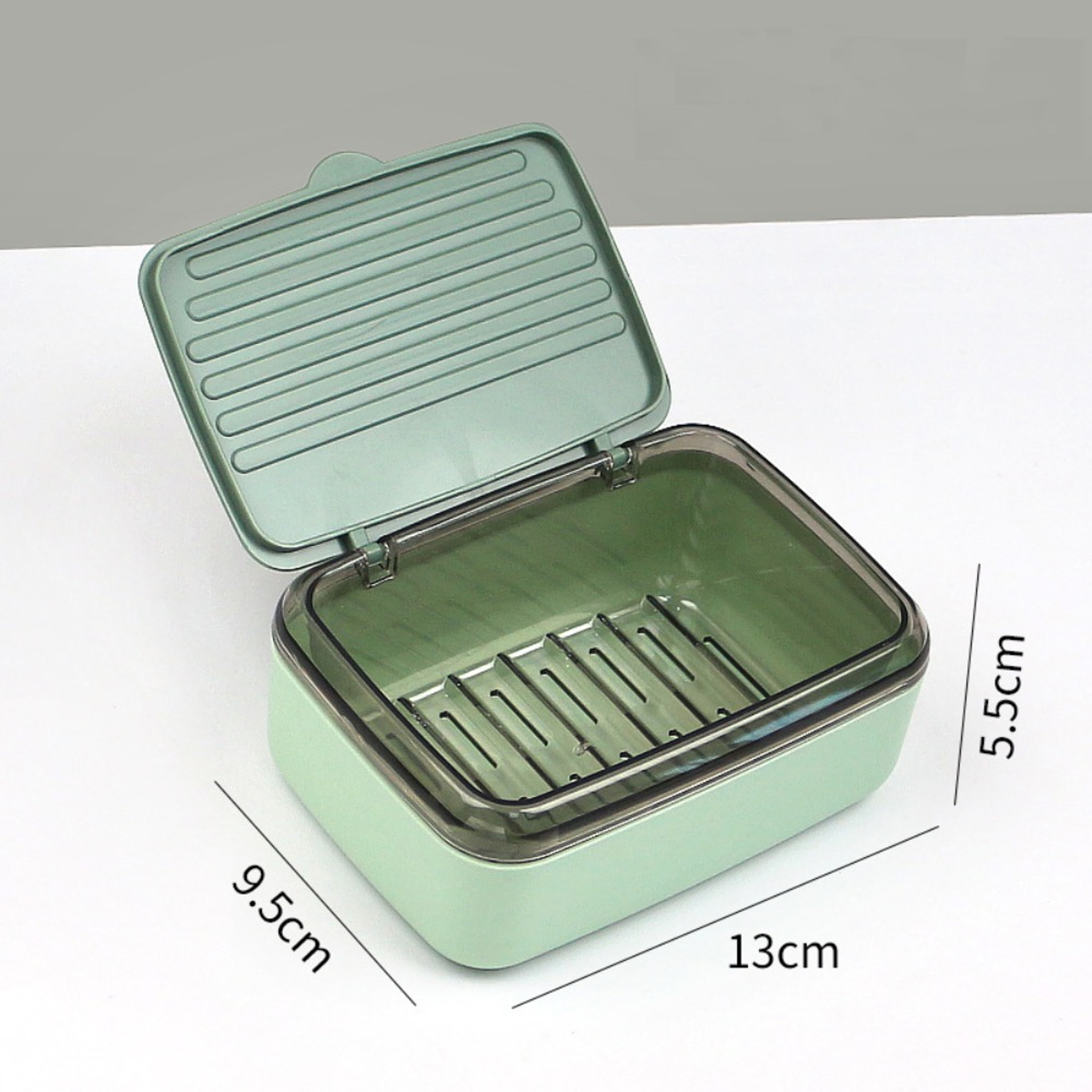 Travel Soap Case With Lid Portable Double Layer Soap Holder Storage Box For Home  Camping 6