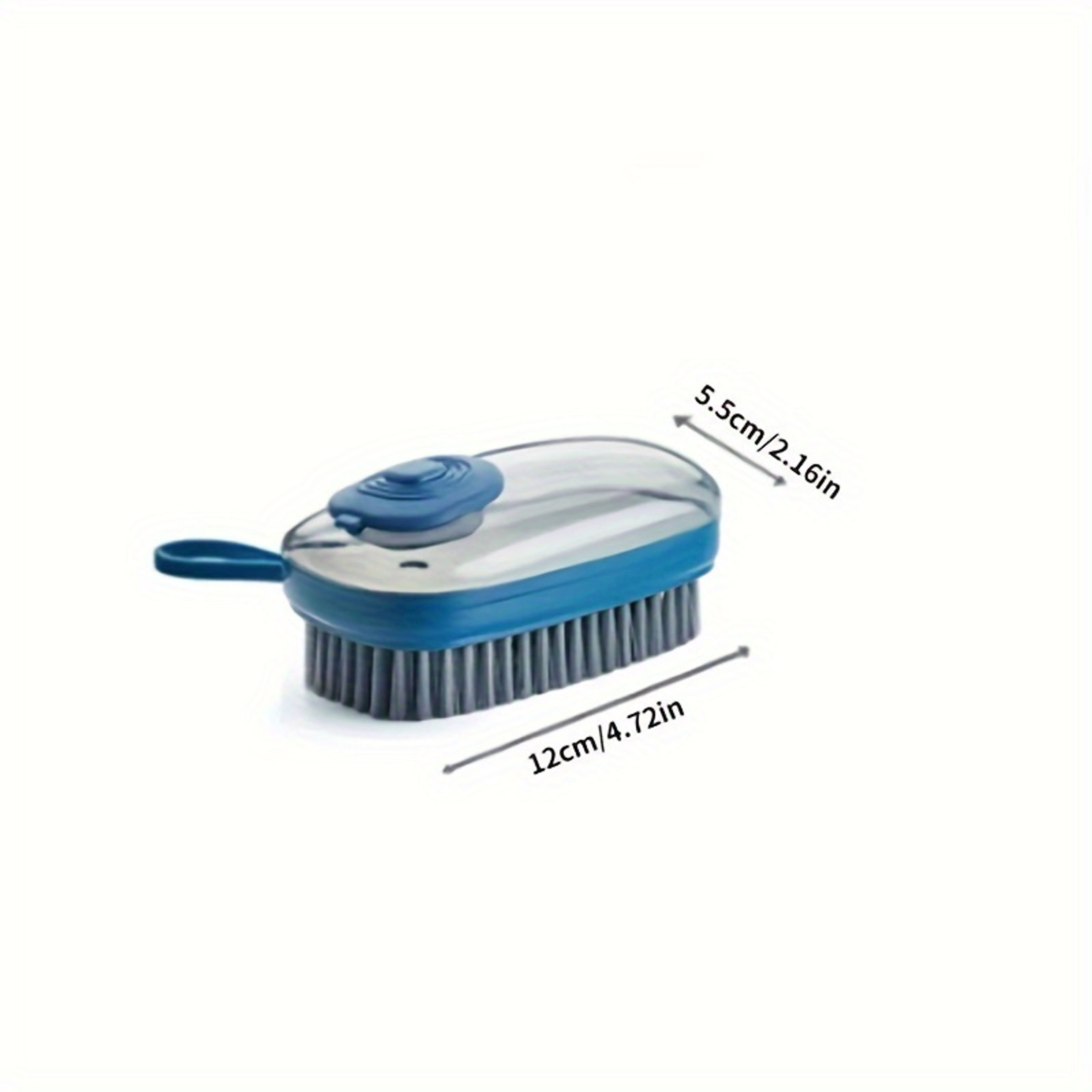 Liquid Dispensing Shoe Cleaning Brush with Soft Bristles for Shoes, Sneakers & Household Cleaning – view 3