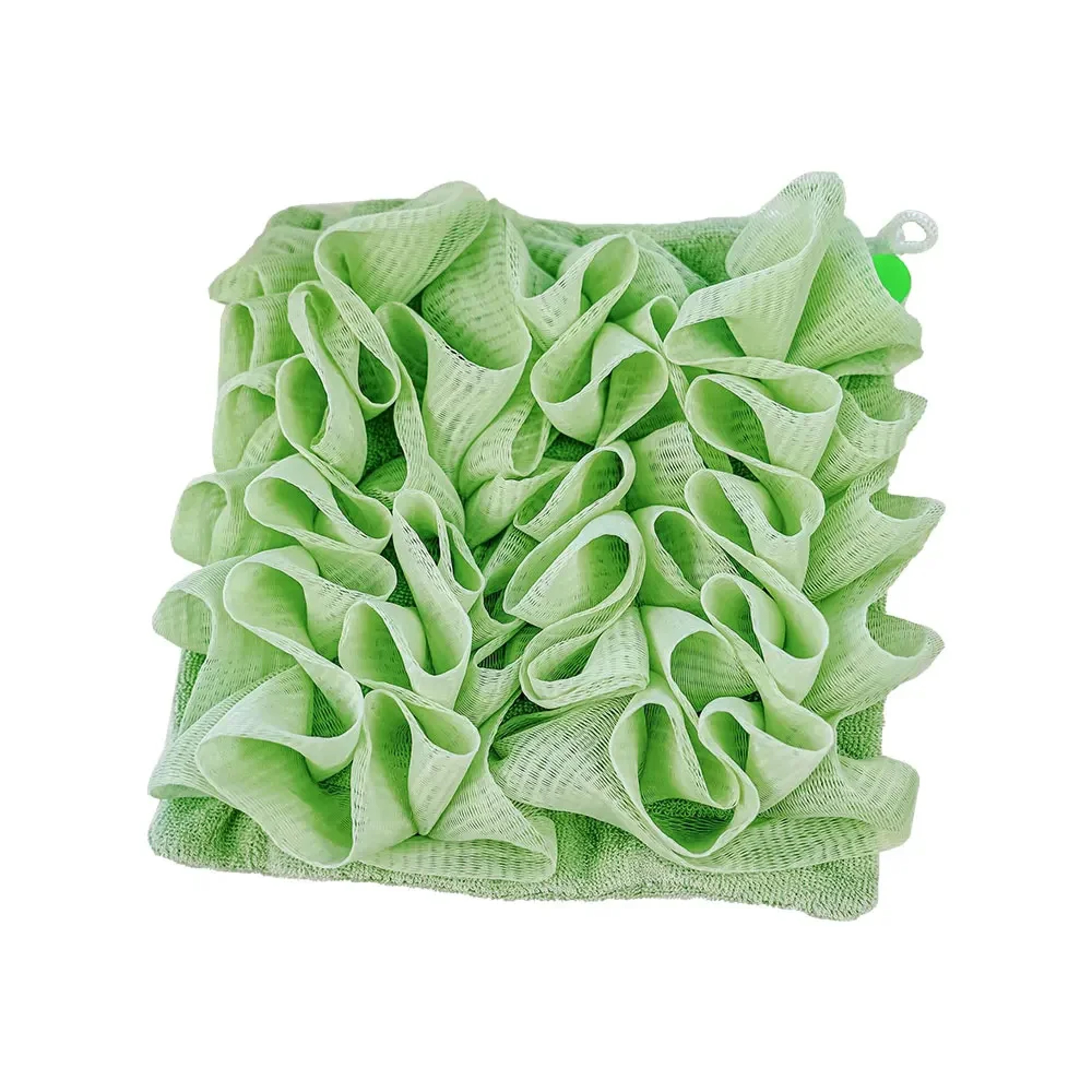 Soap Saver Loofah Mesh Shower Sponge With Drawstring For Gentle Exfoliating Bath Care 7