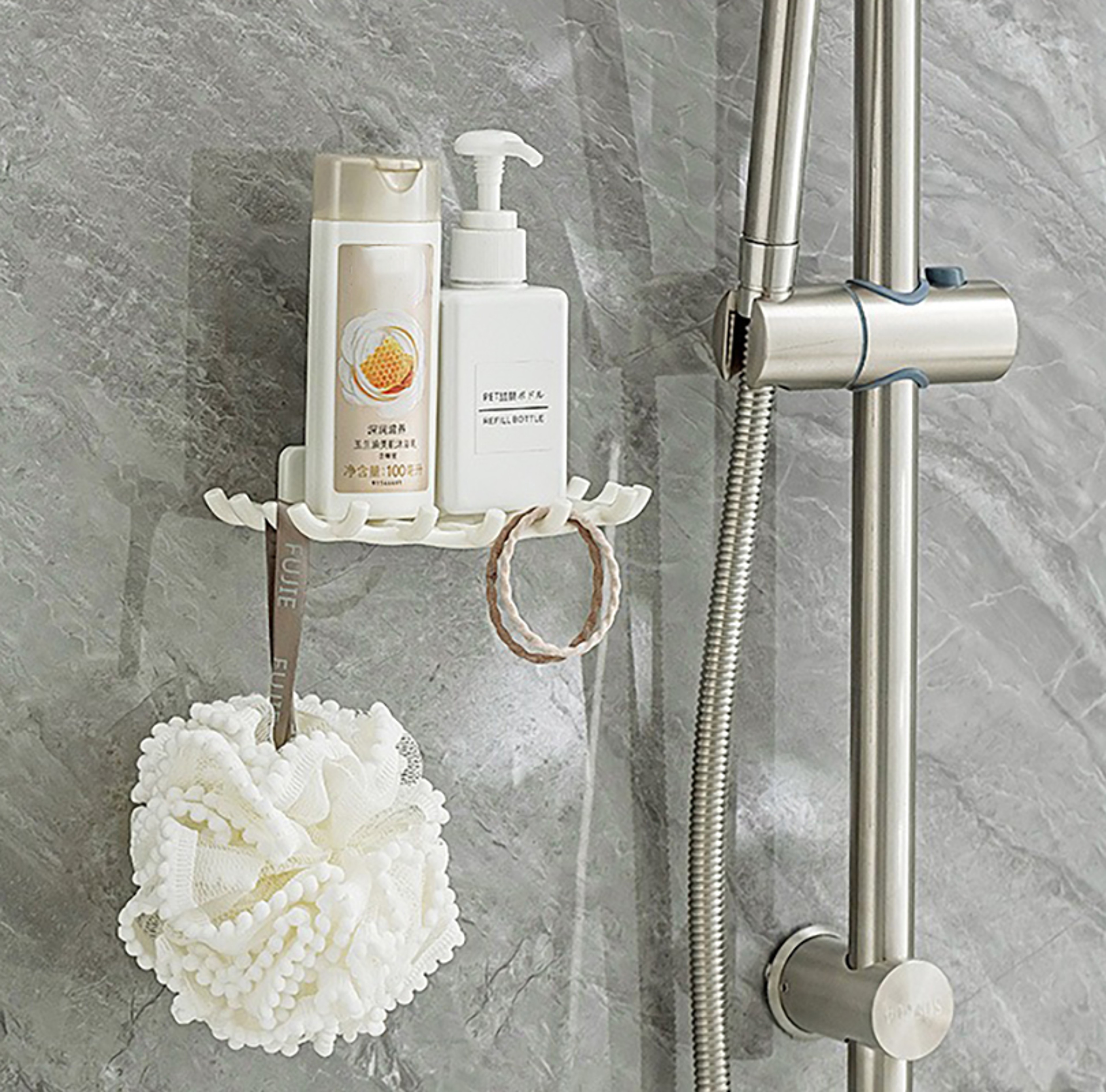 Premium Wall Mounted Soap Dish With Self Draining Design  No Drill Adhesive Bathroom Soap Rack 4