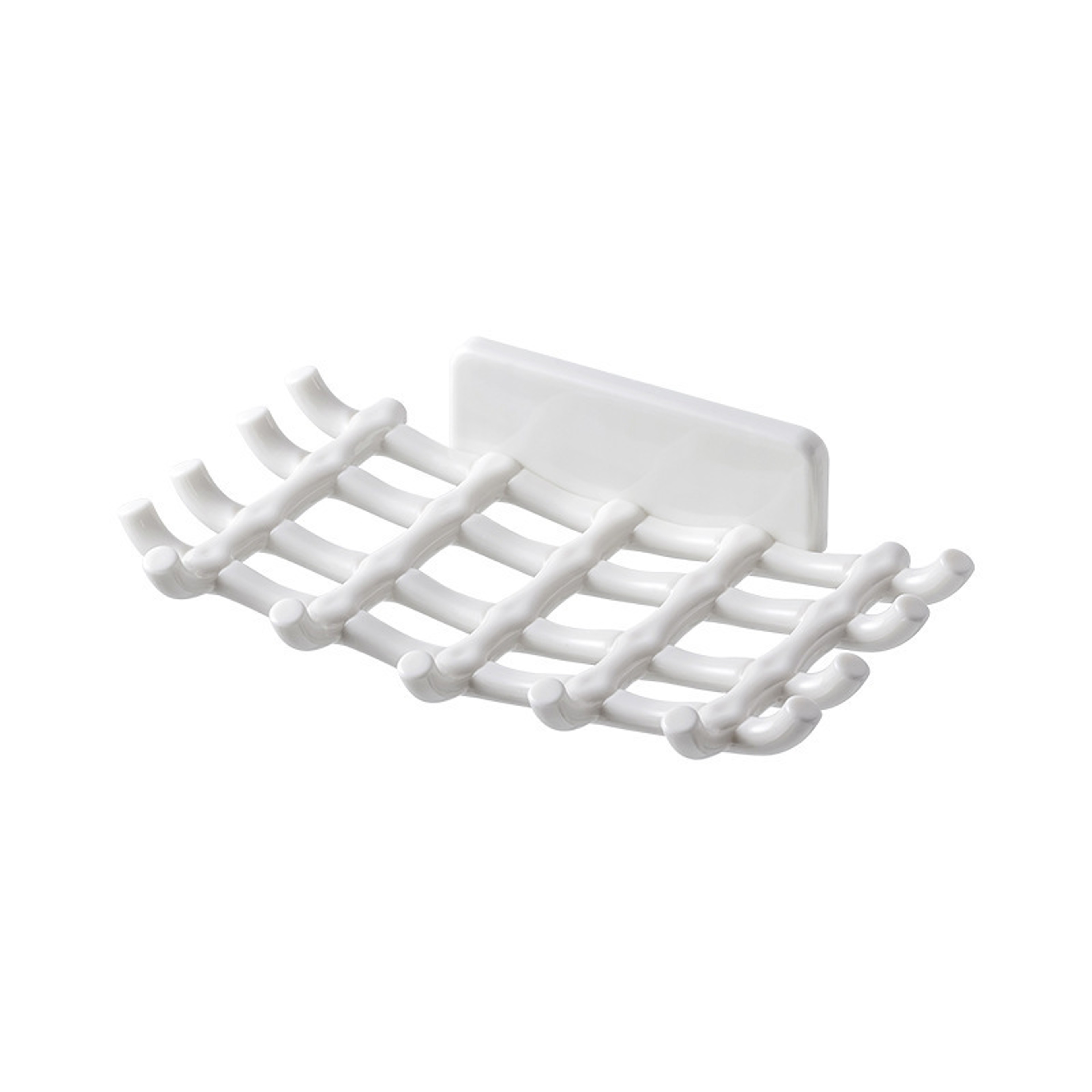 Premium Wall Mounted Soap Dish With Self Draining Design  No Drill Adhesive Bathroom Soap Rack 7