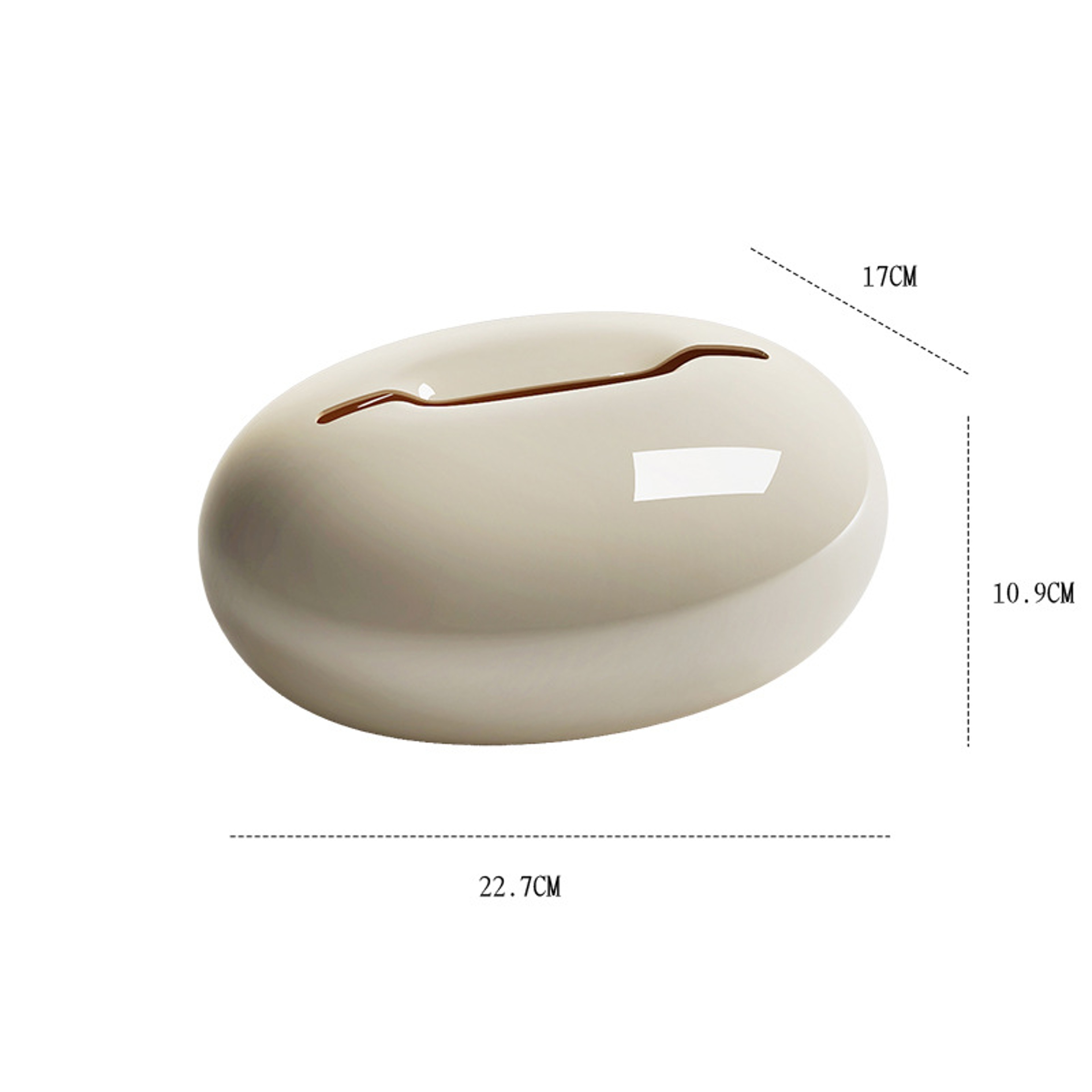 Pebble Tissue Box Decorative Cover Modern Coffee Table Tissue Box Holder 5