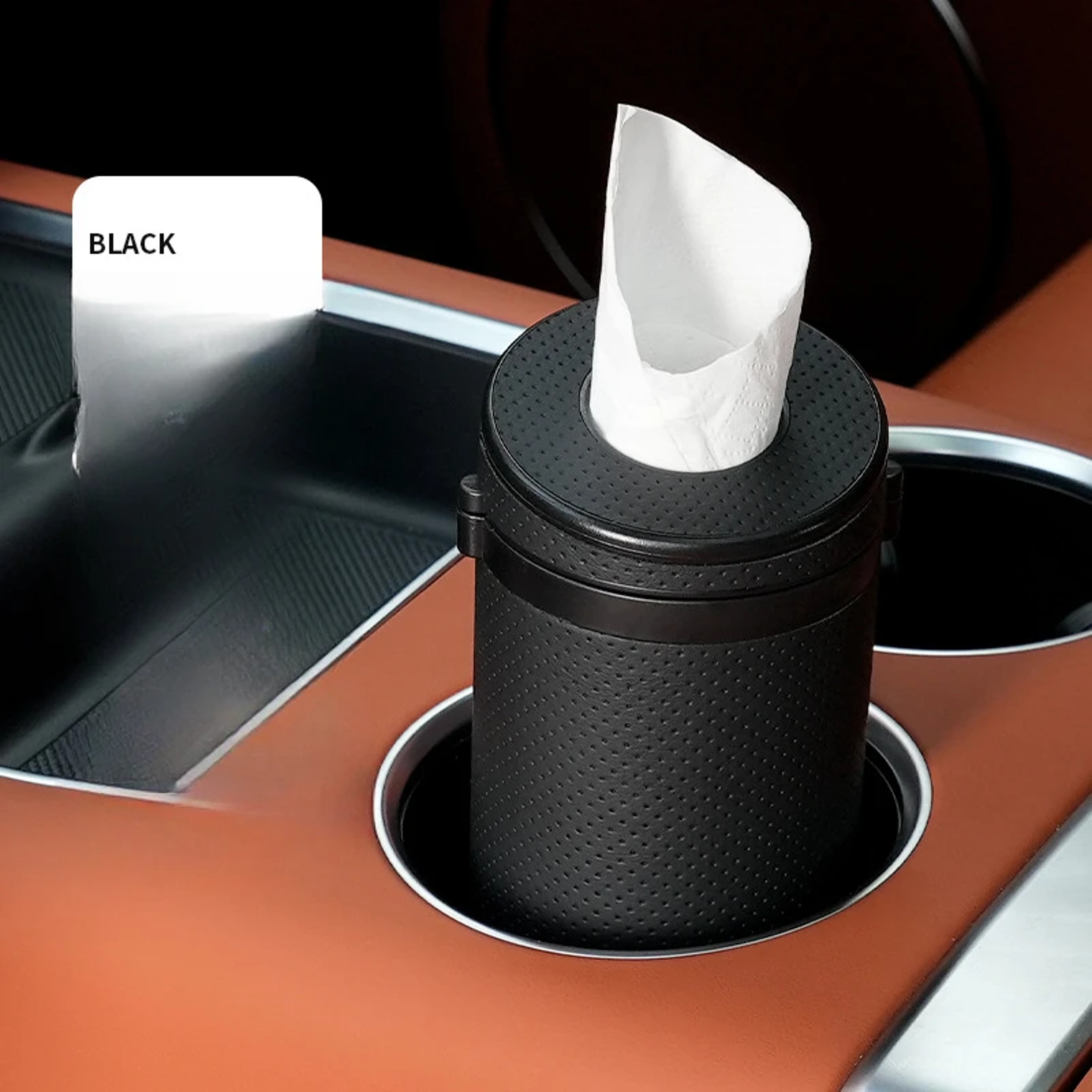 Premium Car Tissue Holder With Hanging Strap  MultiFunctional Car Tissue Box Organizer 6