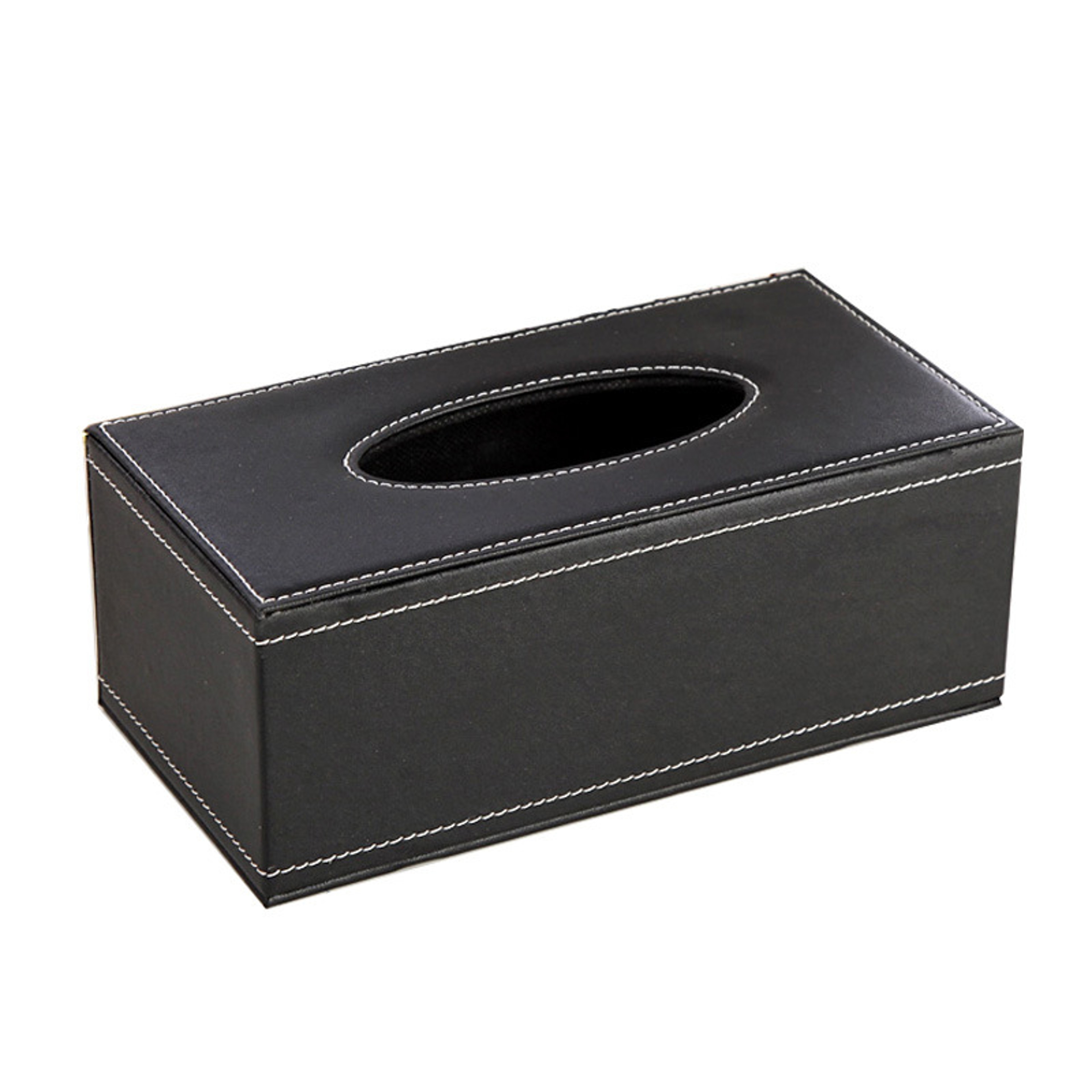 Nordic Luxury Leather Tissue Box Cover For Coffee Table Living Room  Car Decor 4