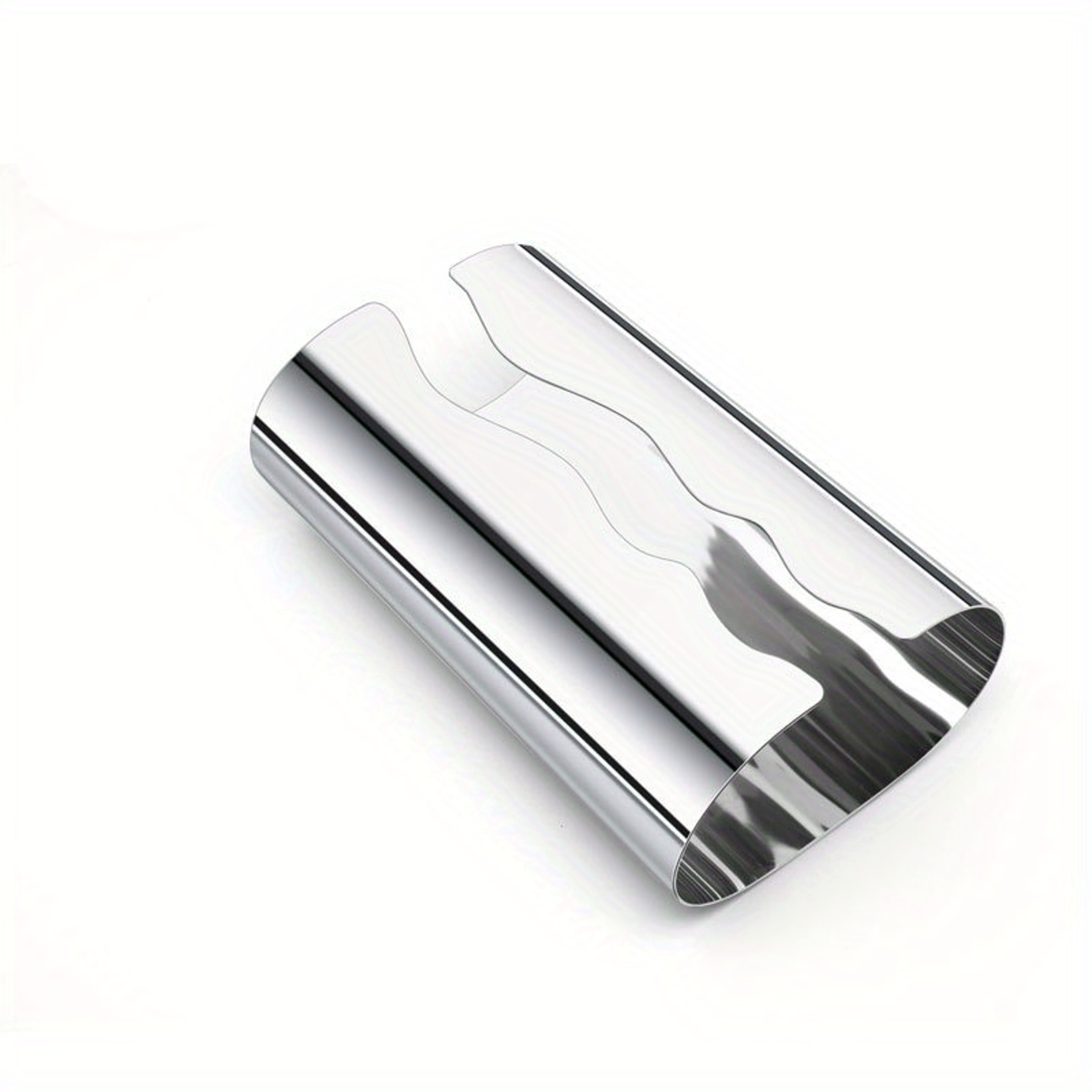 Wave Stainless Steel Tissue Box Cover Modern Paper Towel Holder for Home Office Desktop – view 7