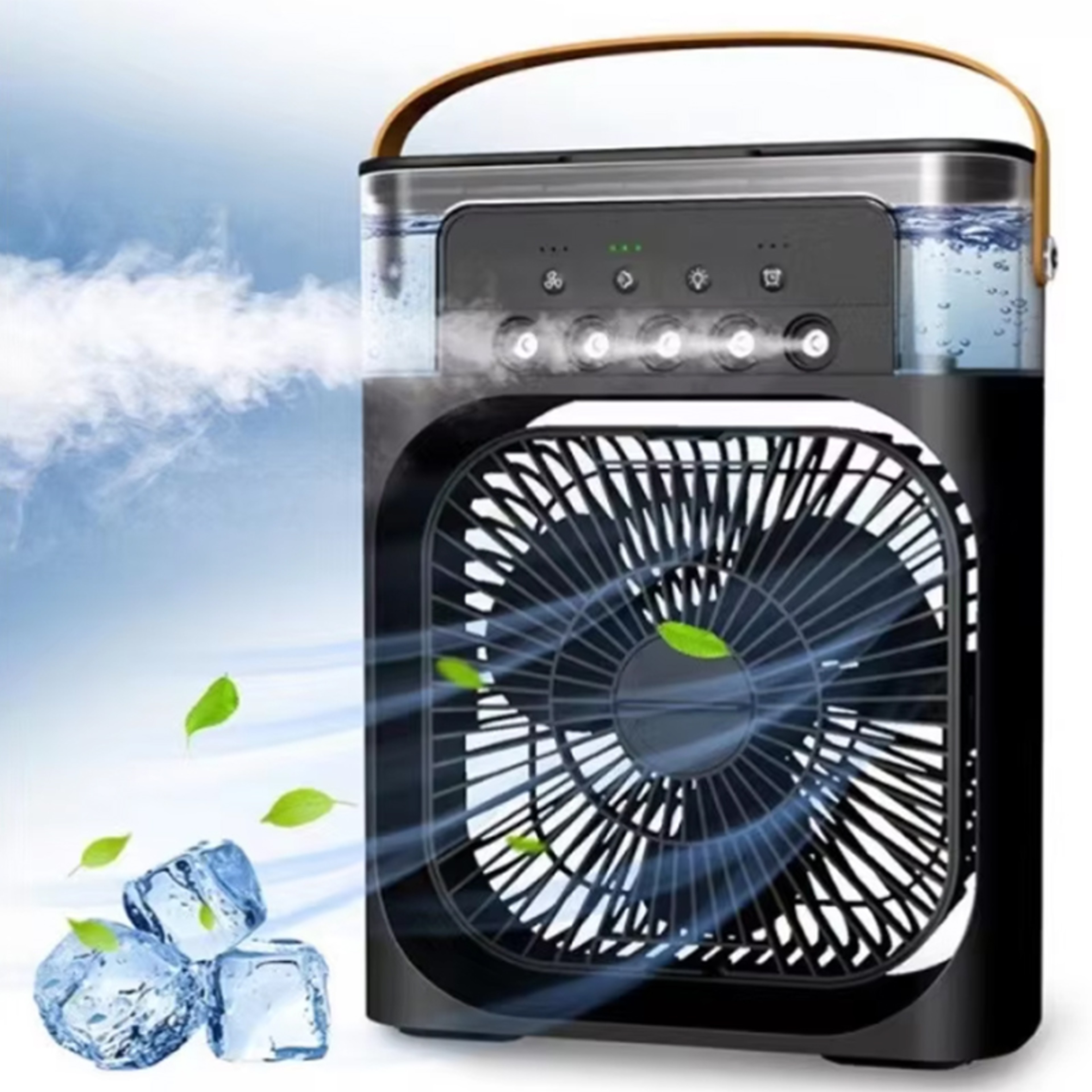 Portable Air Cooler Personal Air Conditioner With Mist Cooling Fan  500mL Water Tank 0