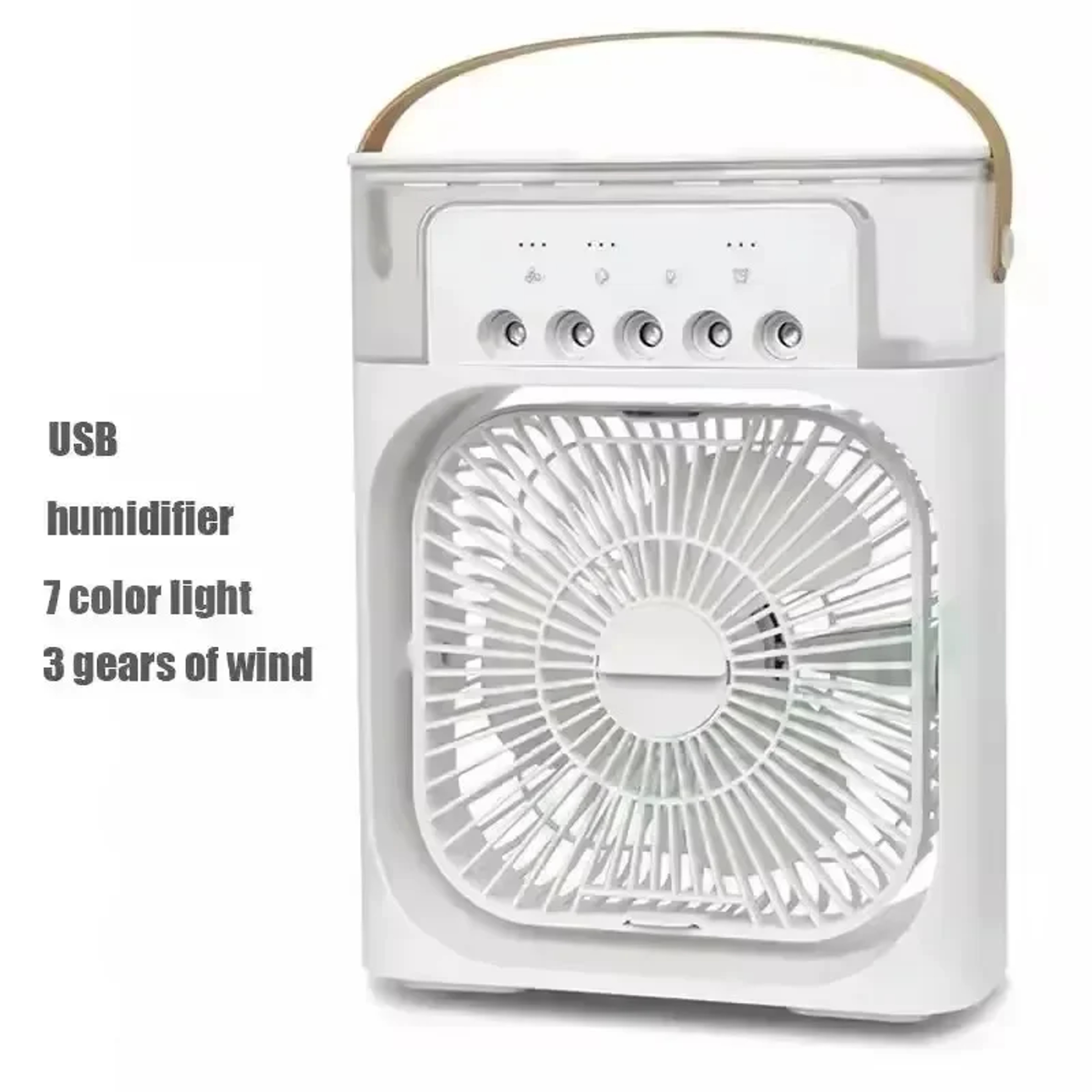 Portable Air Cooler Personal Air Conditioner With Mist Cooling Fan  500mL Water Tank 7