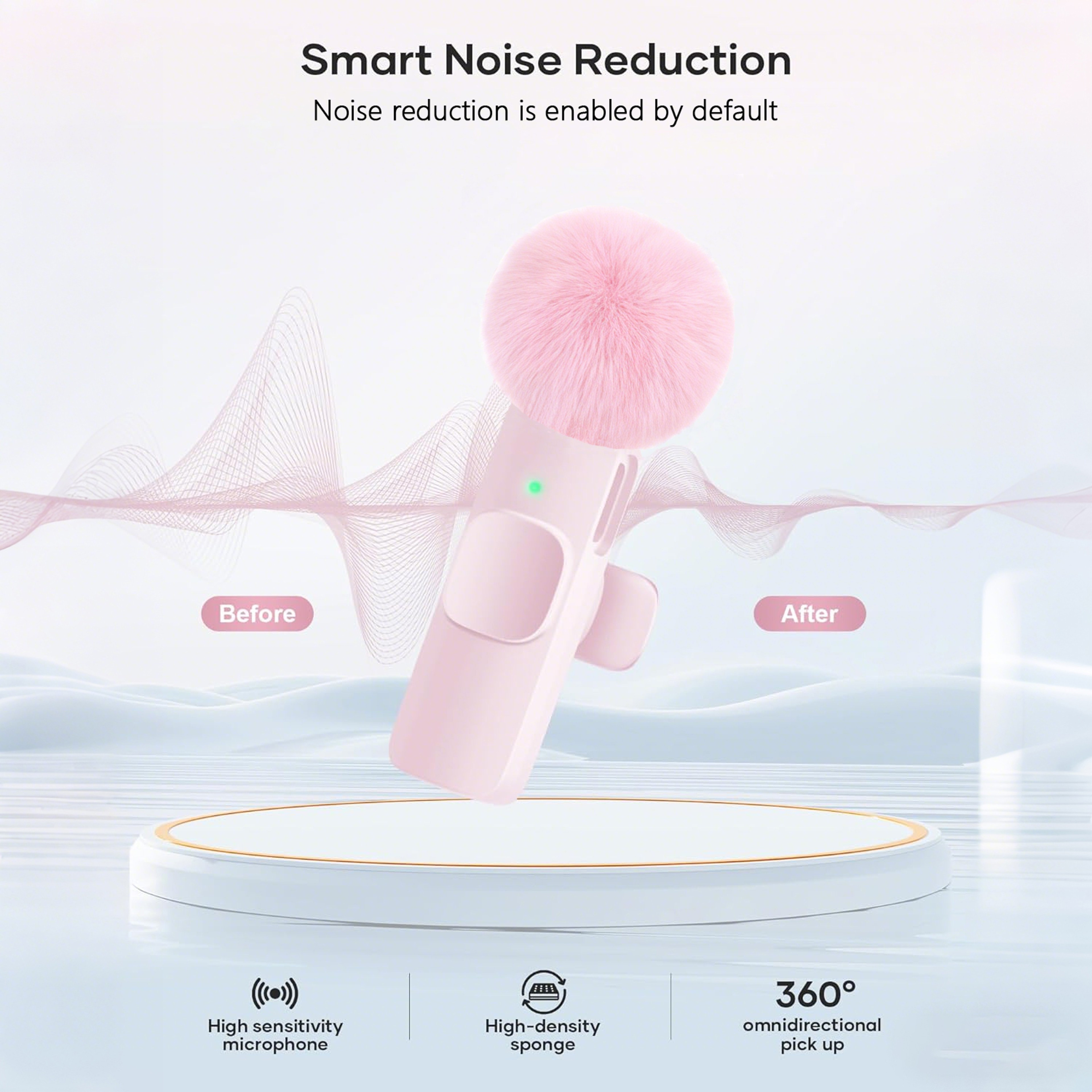 Professional Wireless Lavalier Microphone USBC Plug  Play Mini Lapel Mic For Smartphones Cameras  P 5