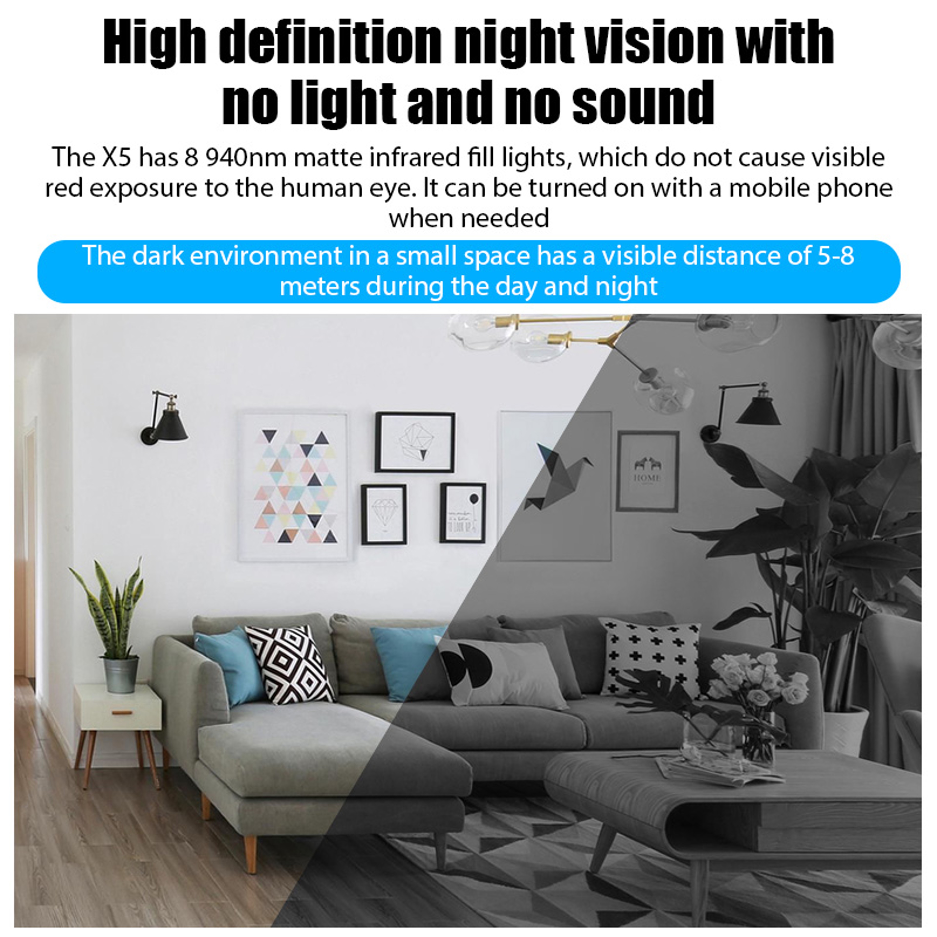Mini WiFi Camera 1080P With Night Vision  Motion Detection Wireless Security Camera 5