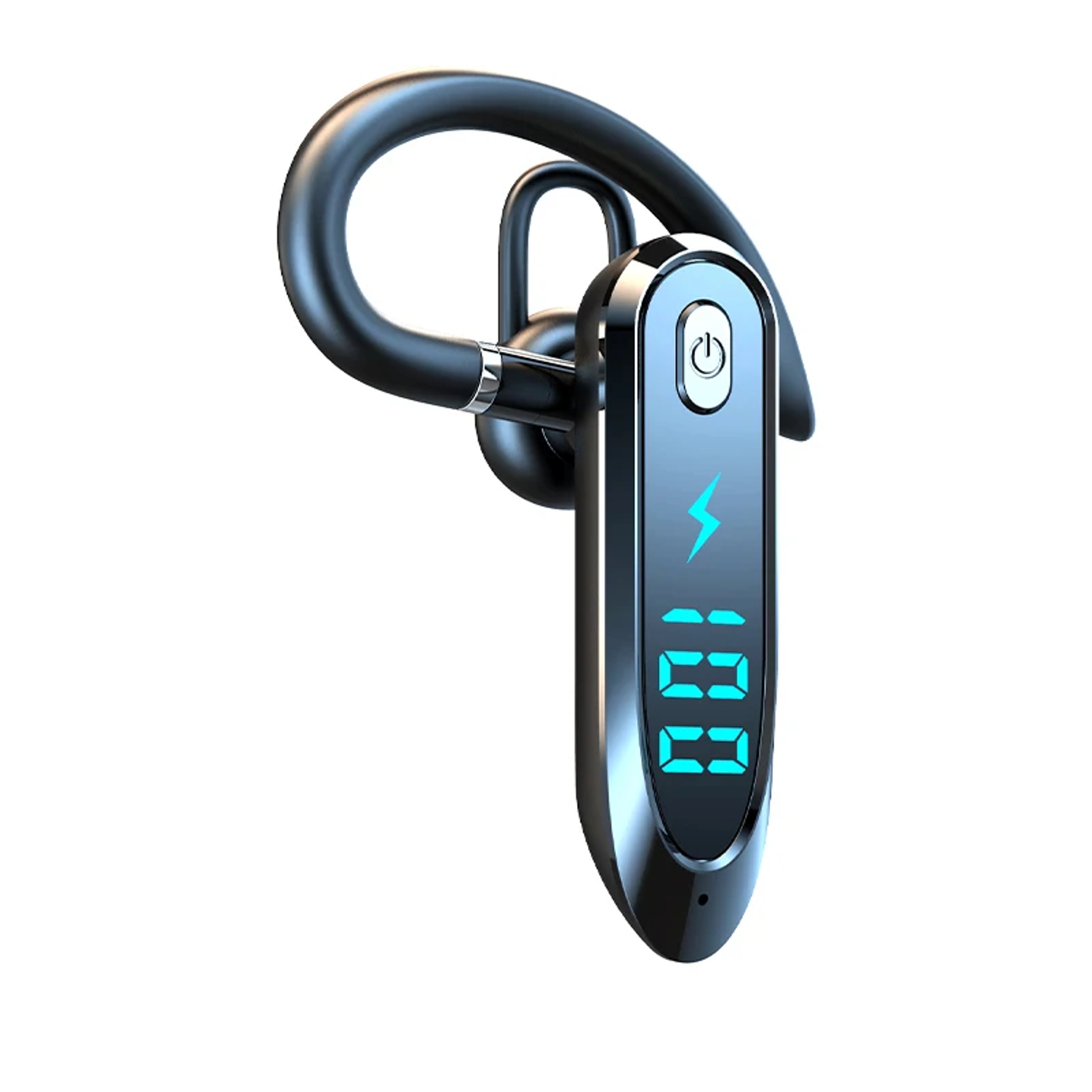 Bluetooth Ear Hook Headset With LED Display 270 Rotating Mic  Waterproof HiFi Wireless Earpiece 0