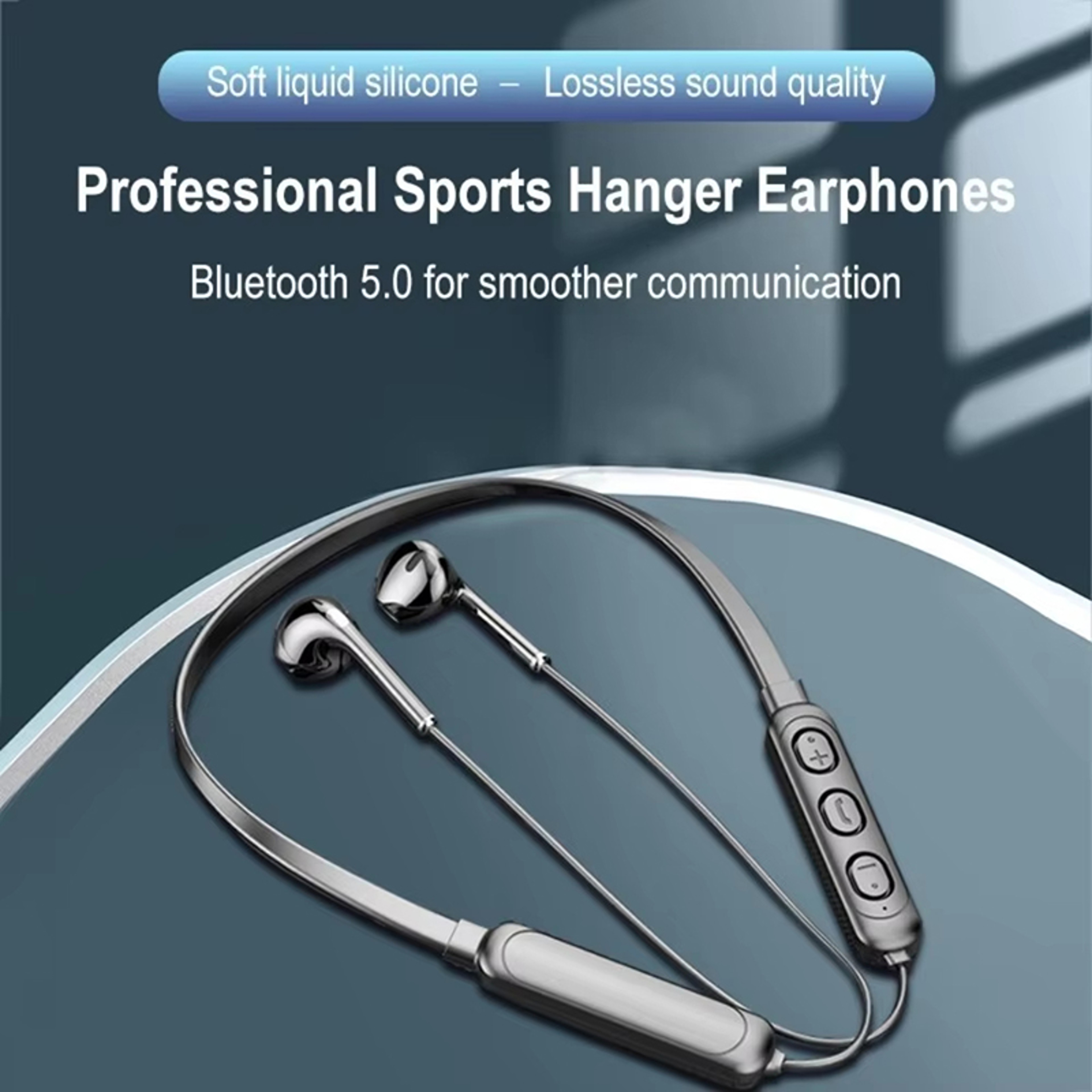 Bluetooth Neckband Headphones Wireless Sports Earbuds with Noise Reduction & Bluetooth – view 2