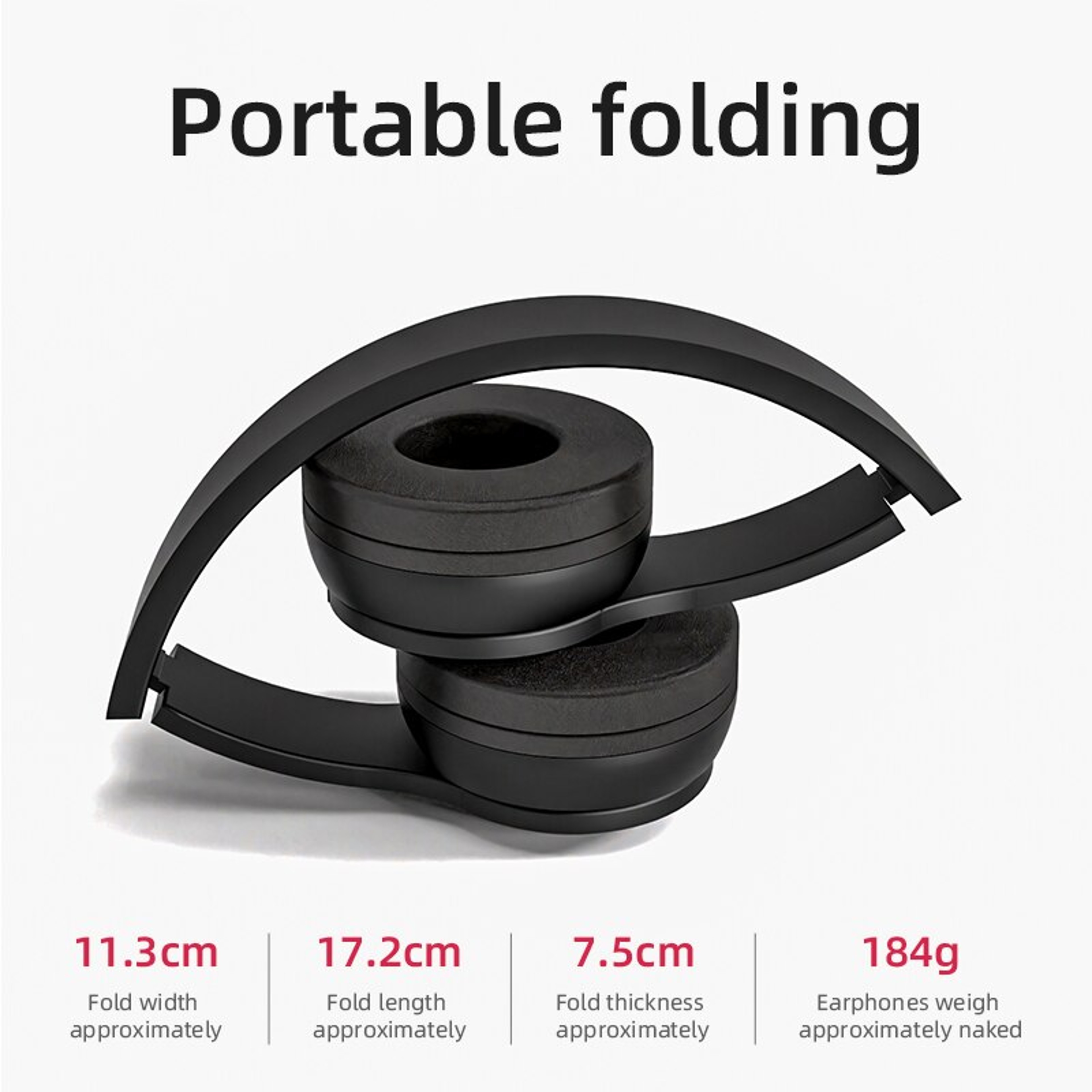 P47 Bluetooth Headphones Wireless Foldable Stereo Bass Headset With BuiltIn Mic 9